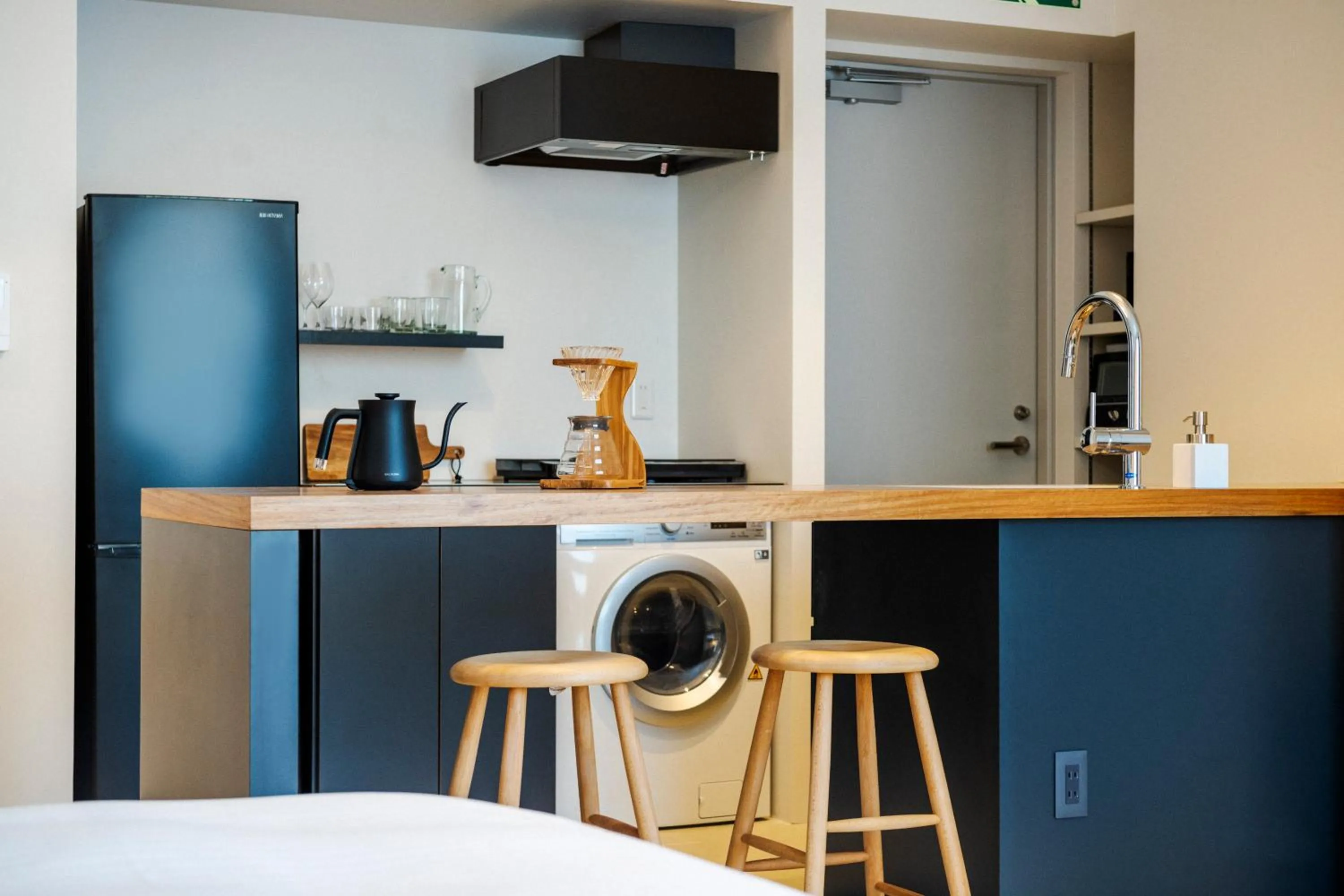 Kitchen or kitchenette in HOTEL PETIT SUITE SOGENJI ISHIMON