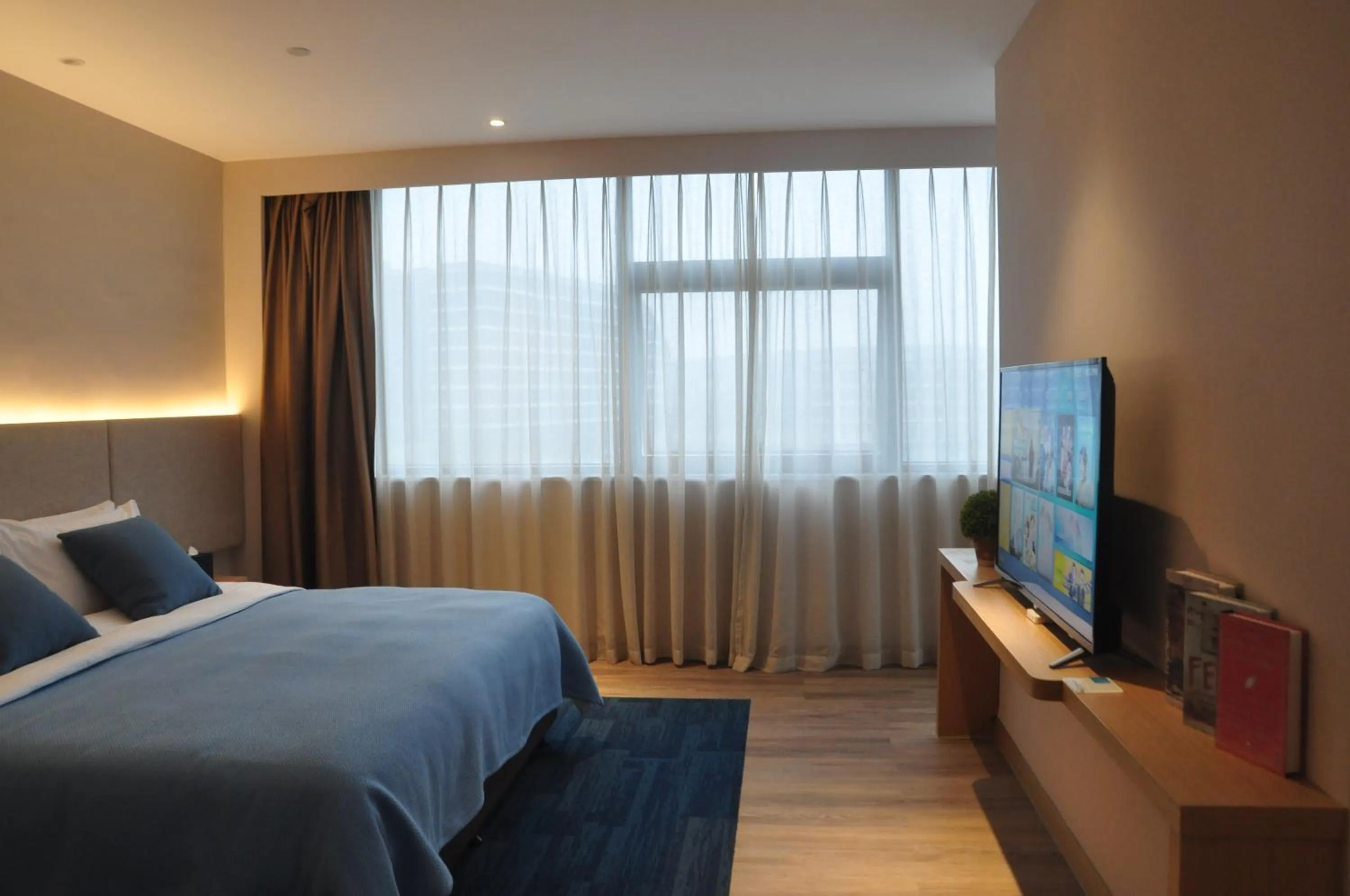 Bed in Hangzhou Upper Inn