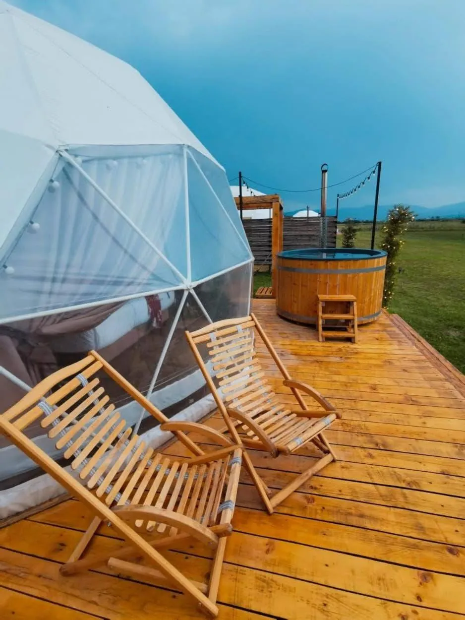 Patio in Jewelberry Glamping Hotel Tbilisi