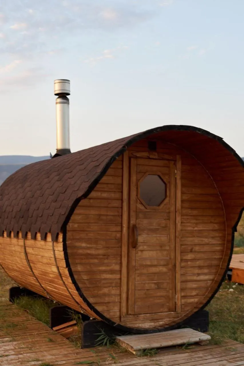 Sauna in Jewelberry Glamping Hotel Tbilisi