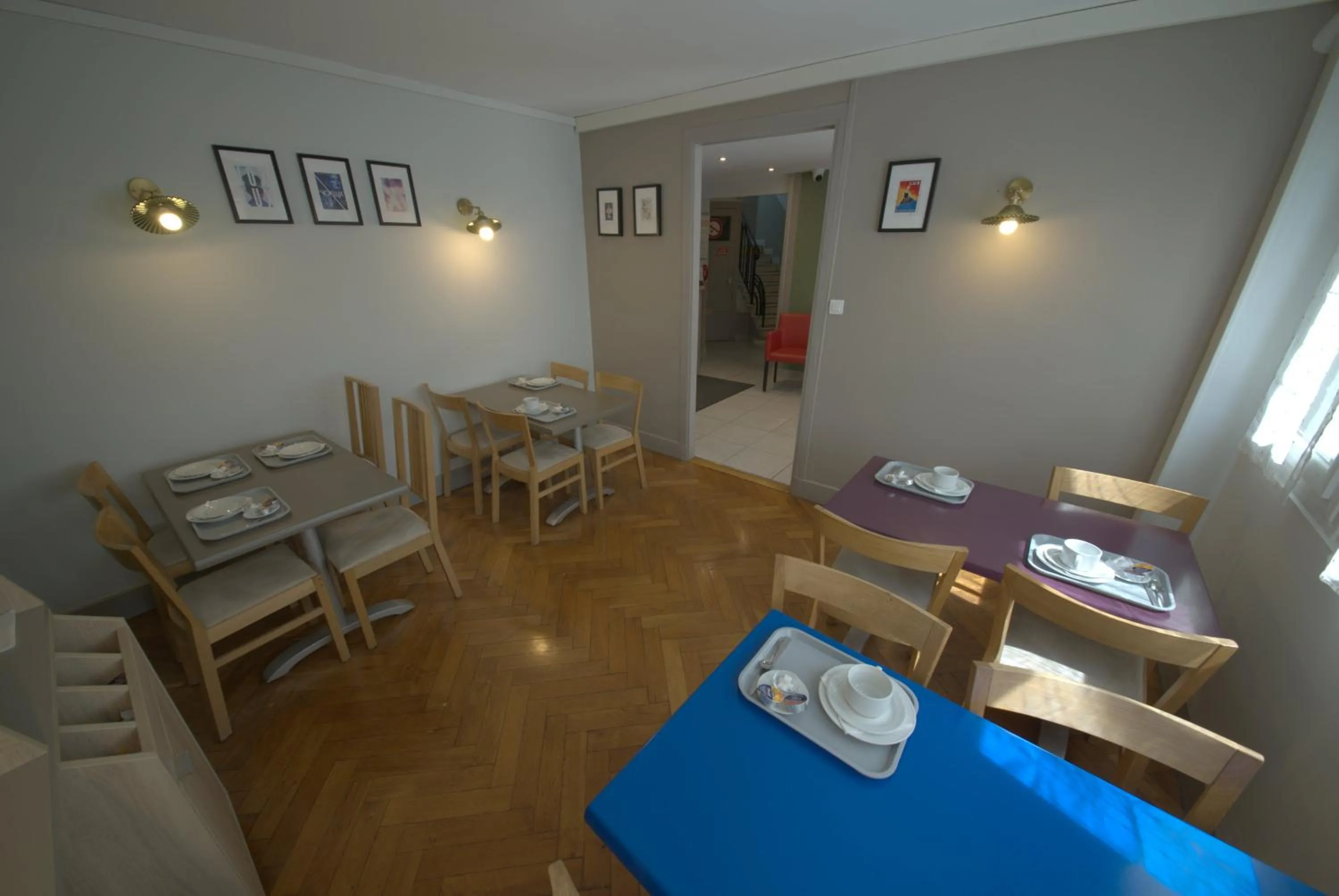 Dining area in Hotel Lux