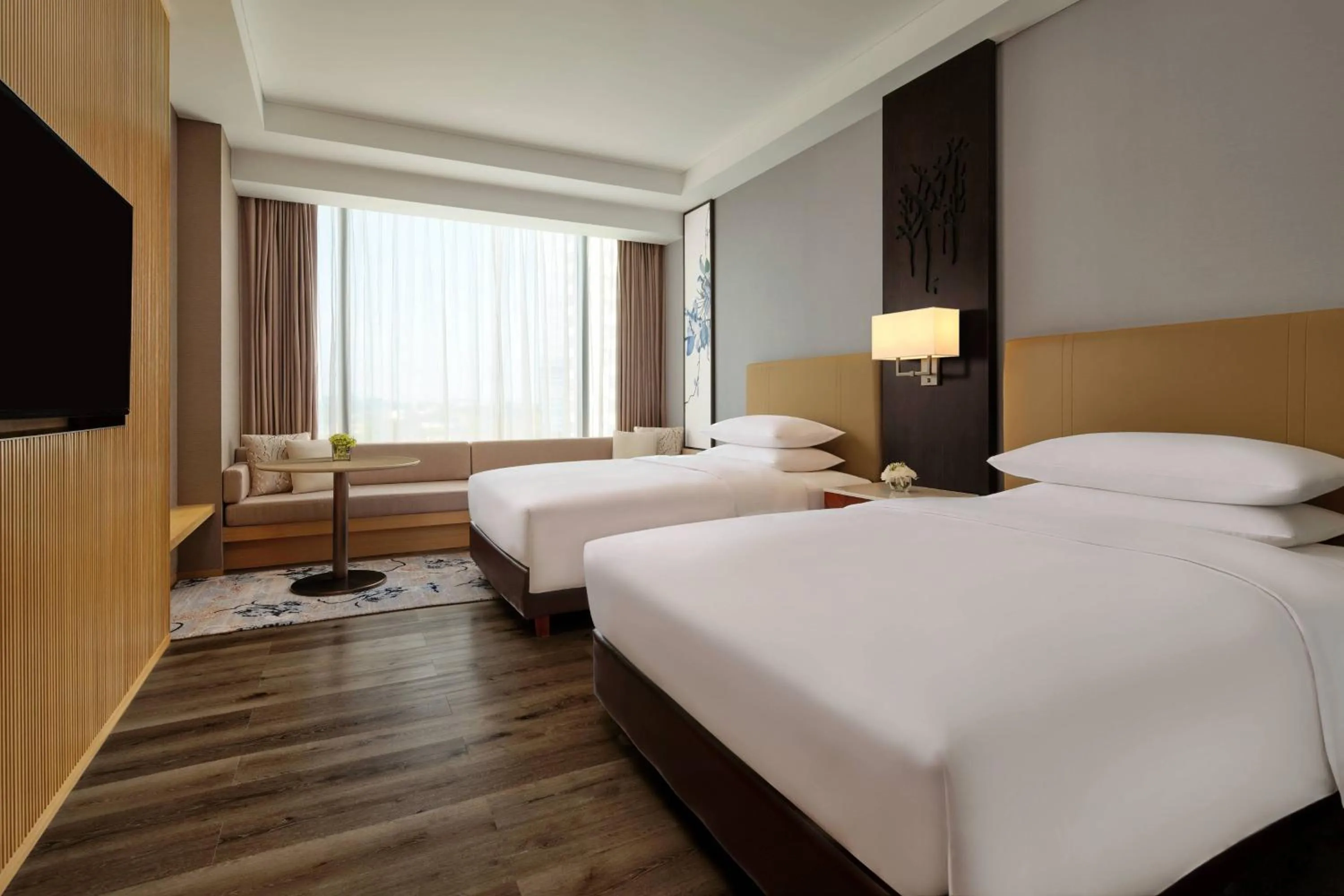 Photo of the whole room, Bed in Batam Marriott Hotel Harbour Bay