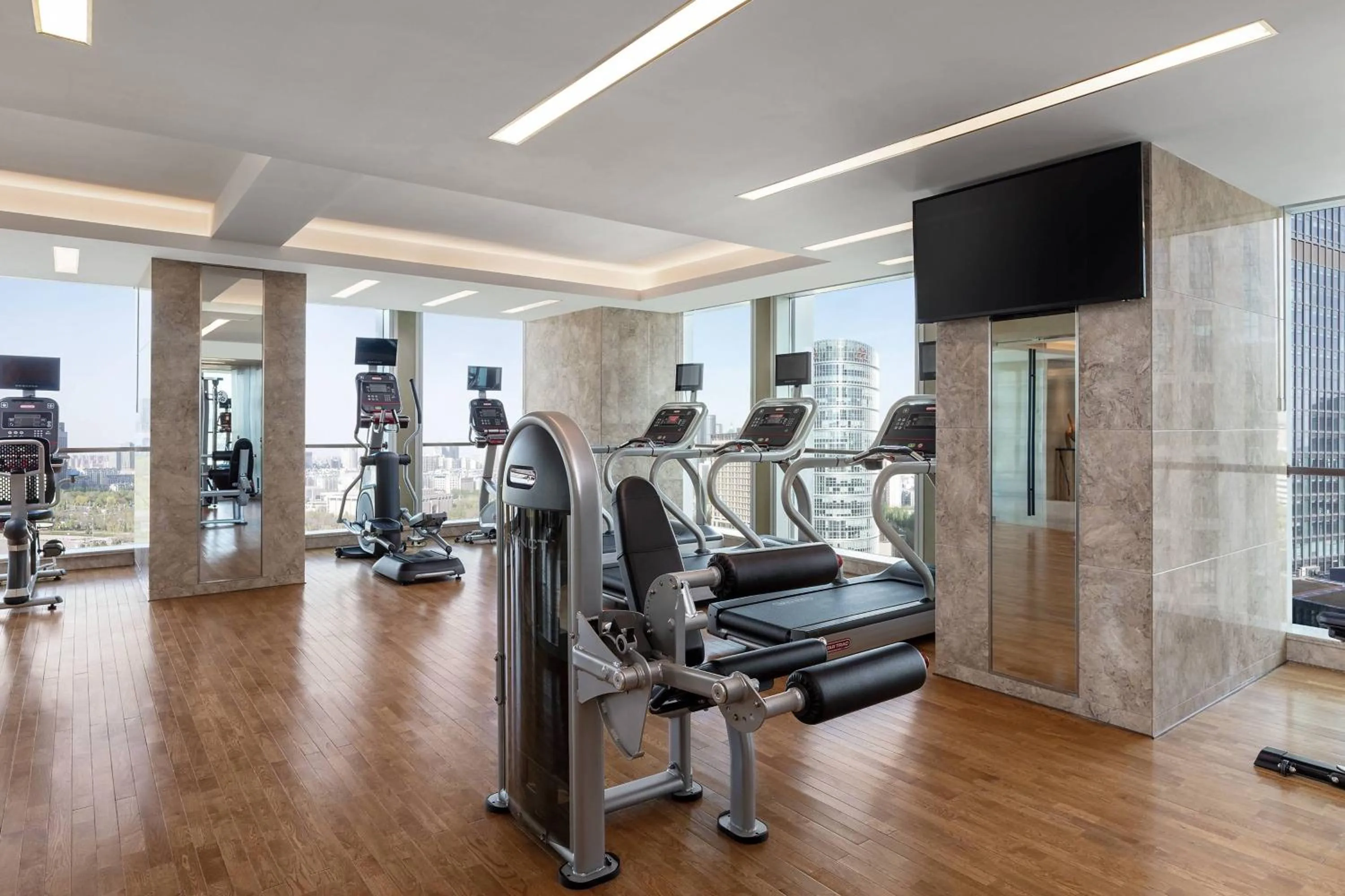 Fitness centre/facilities in Courtyard by Marriott Yinchuan