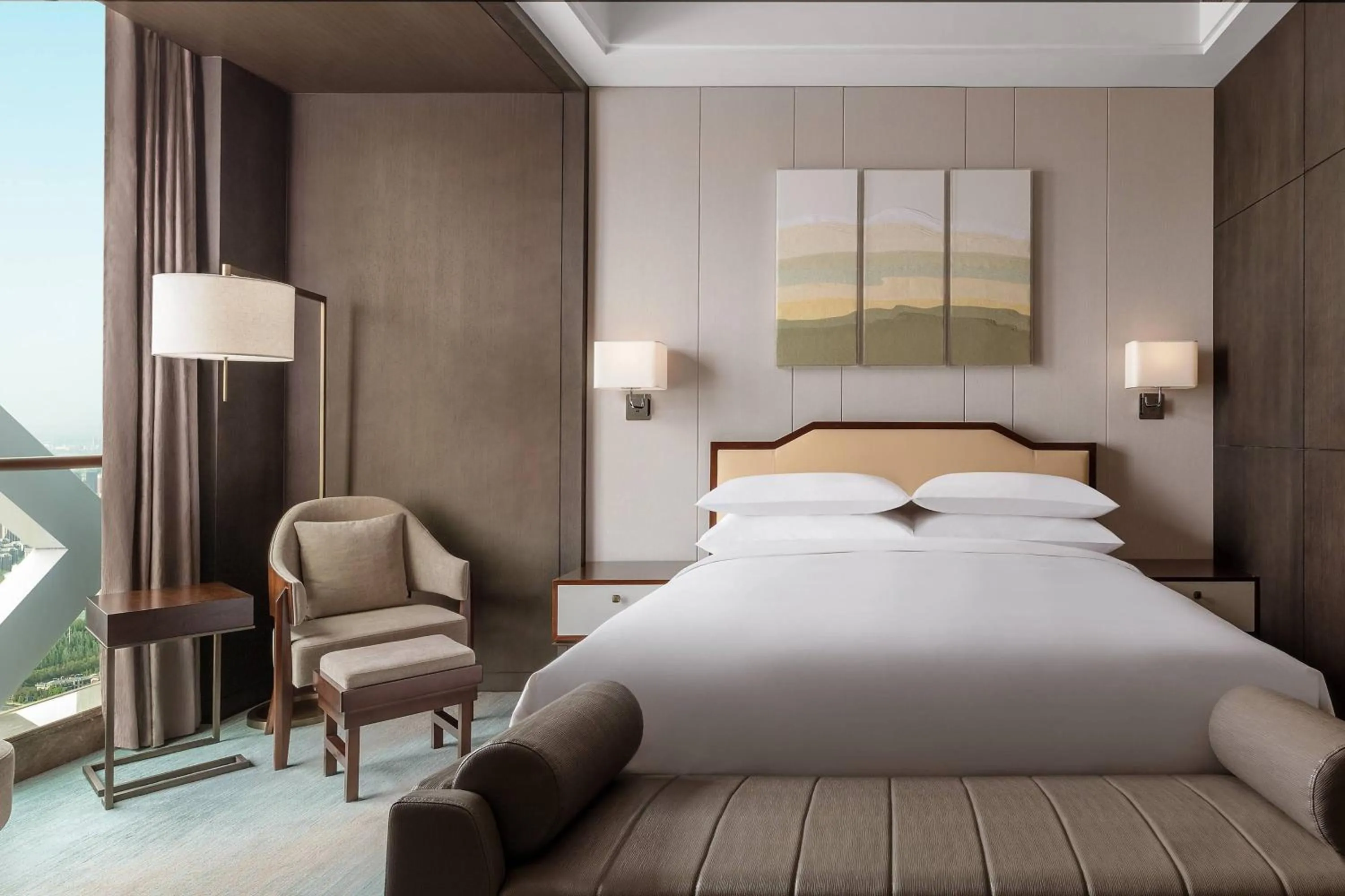 Photo of the whole room, Bed in Courtyard by Marriott Yinchuan