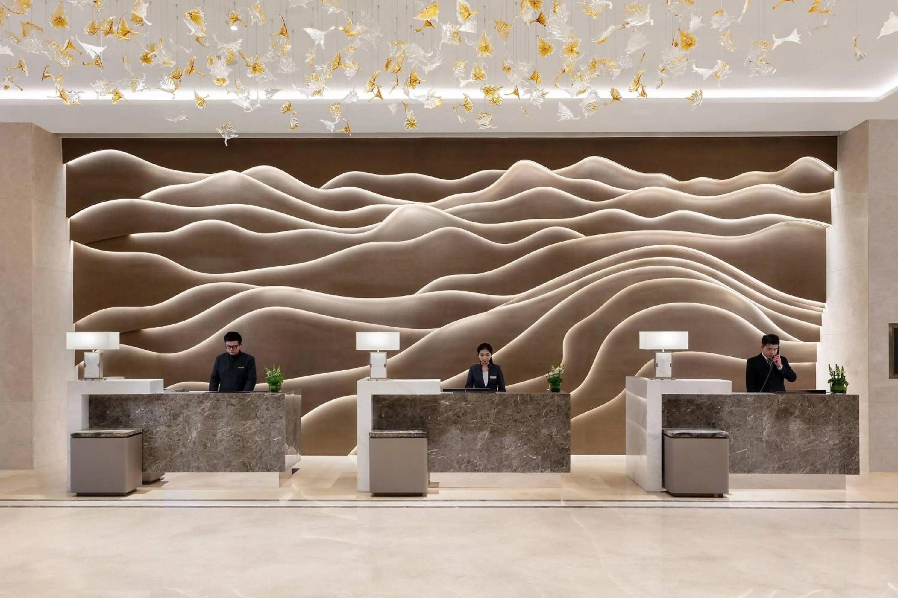 Lobby or reception in Courtyard by Marriott Yinchuan
