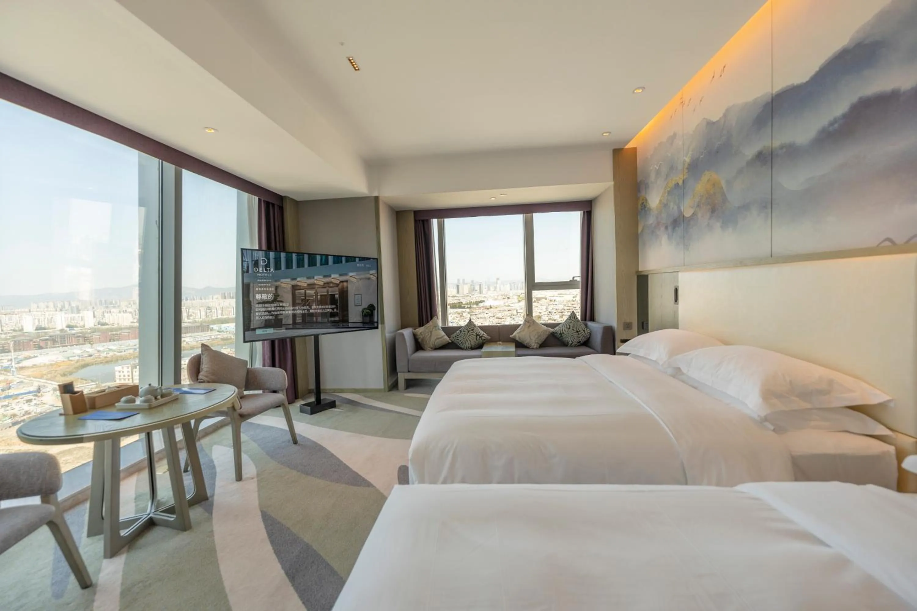 Bed in Delta Hotels by Marriott Kunming