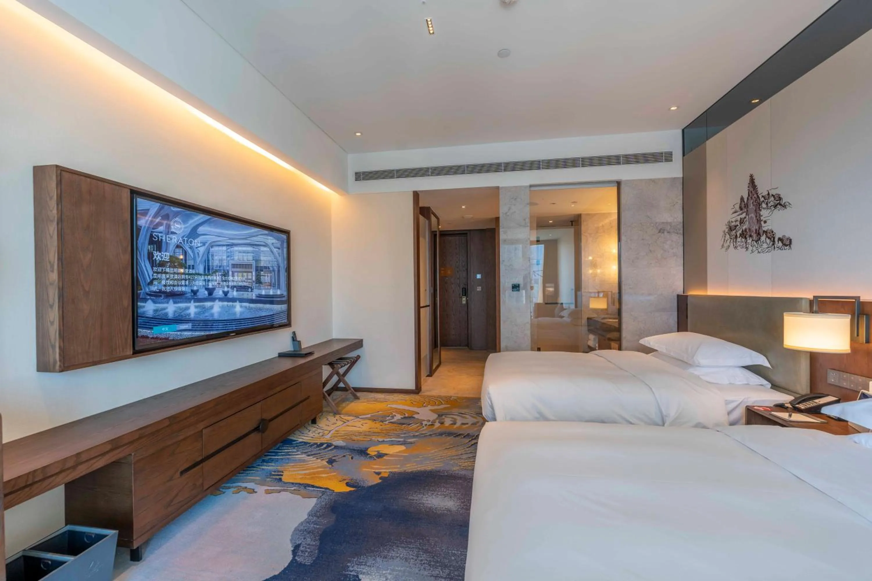 Property building, Bed in Sheraton Kunming