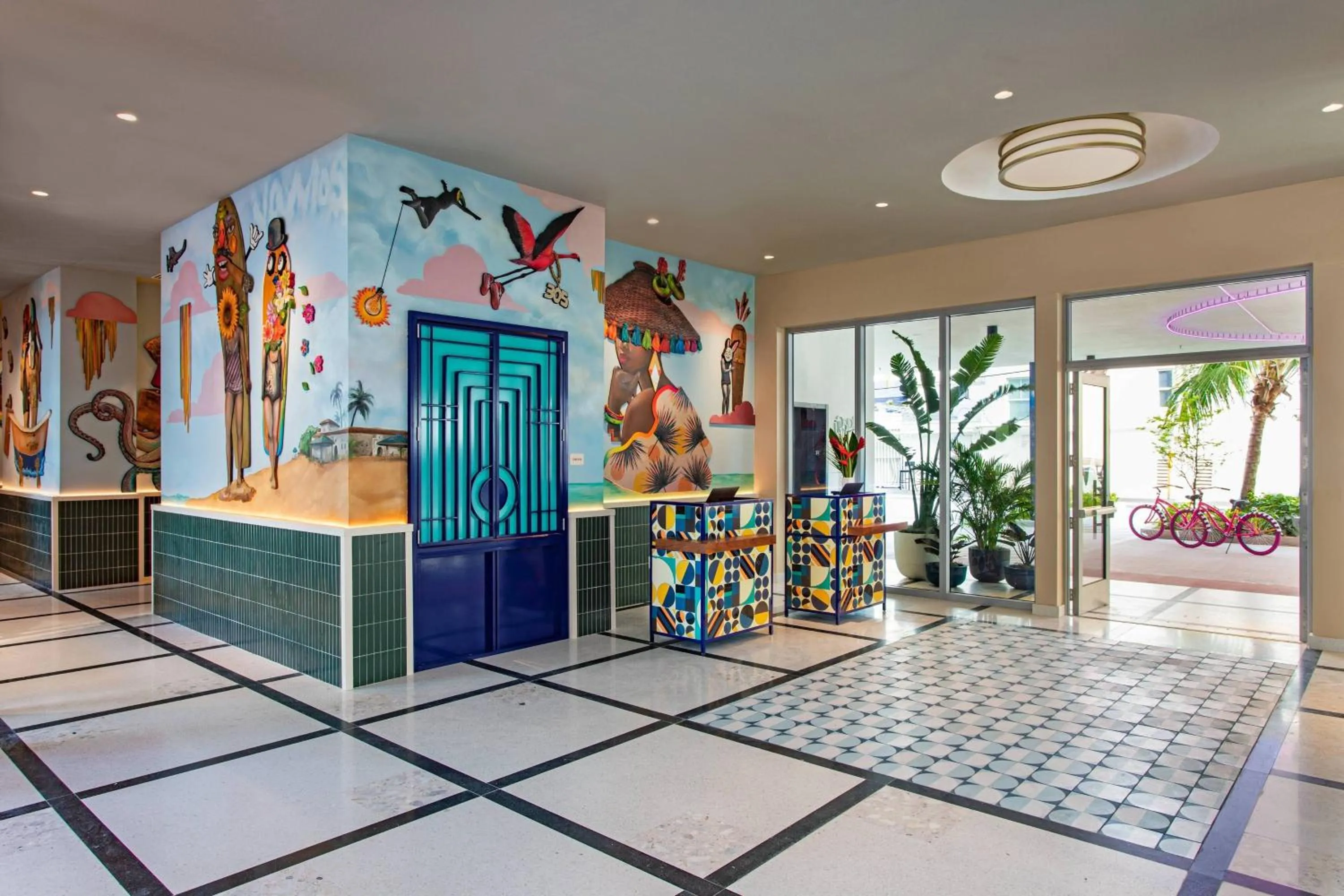 Lobby or reception in Moxy Miami South Beach
