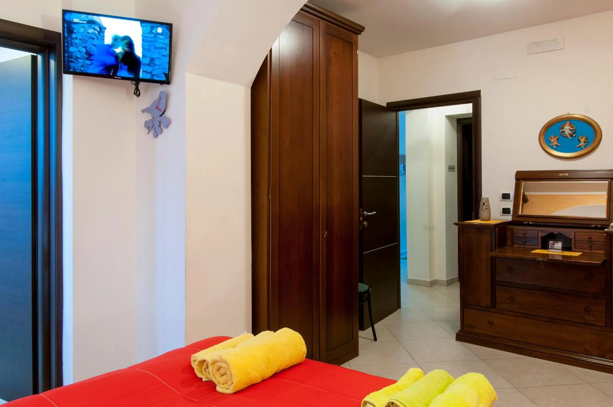 Bedroom, Bed in B&B Bovianum