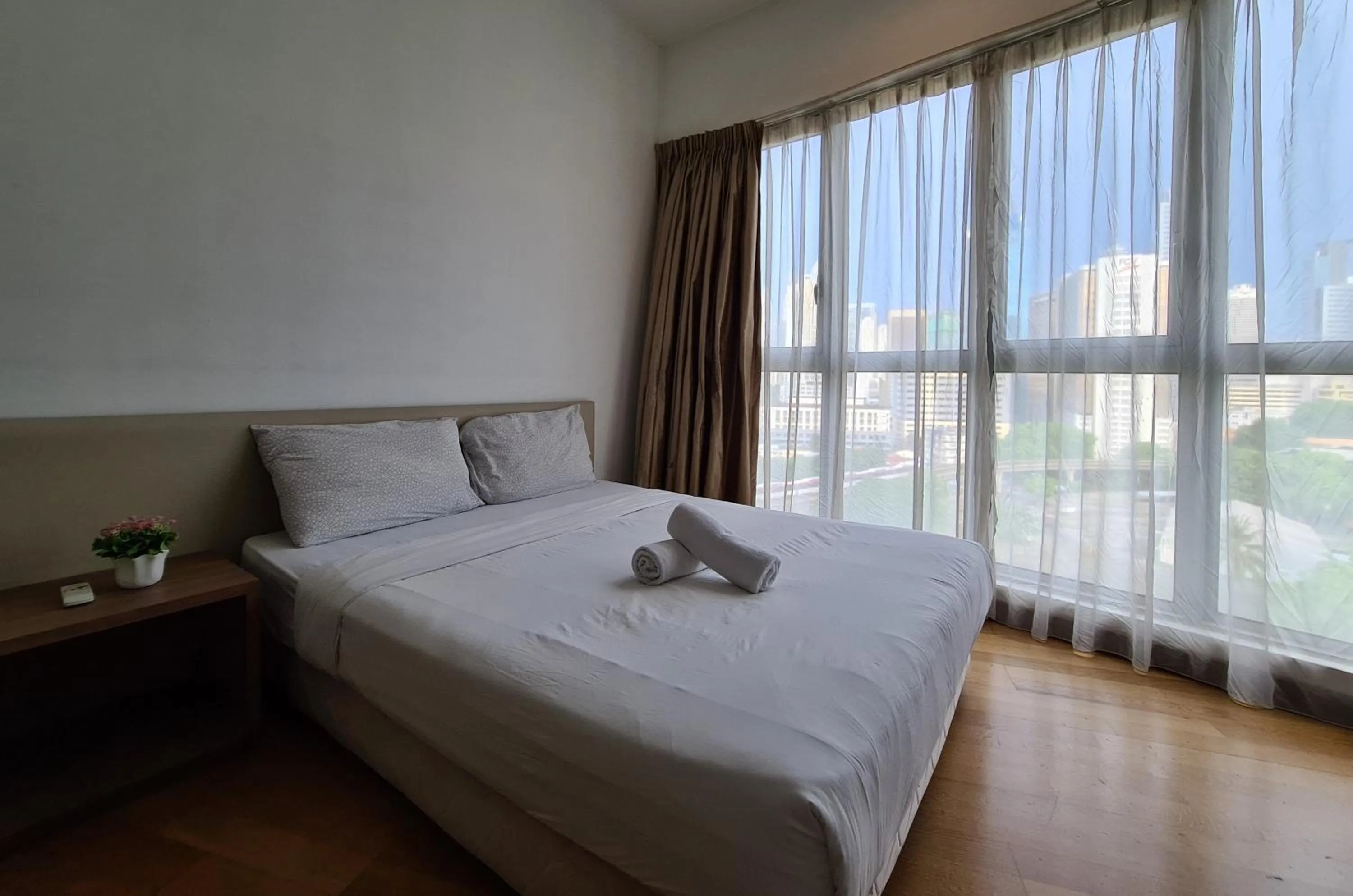 Bed in Regalia Residence KLCC View by iLuxHome