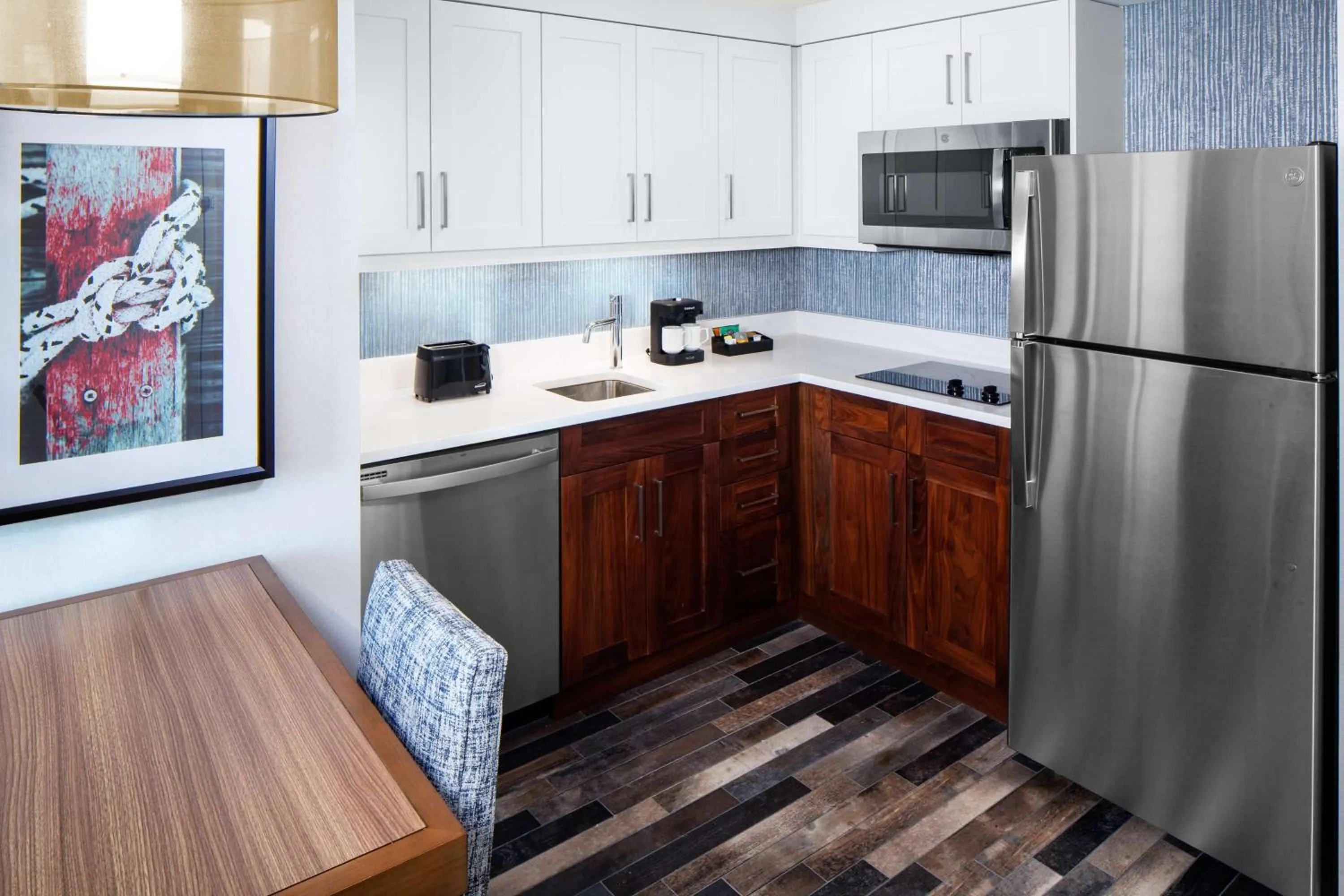 Kitchen or kitchenette in Homewood Suites by Hilton Boston Seaport District