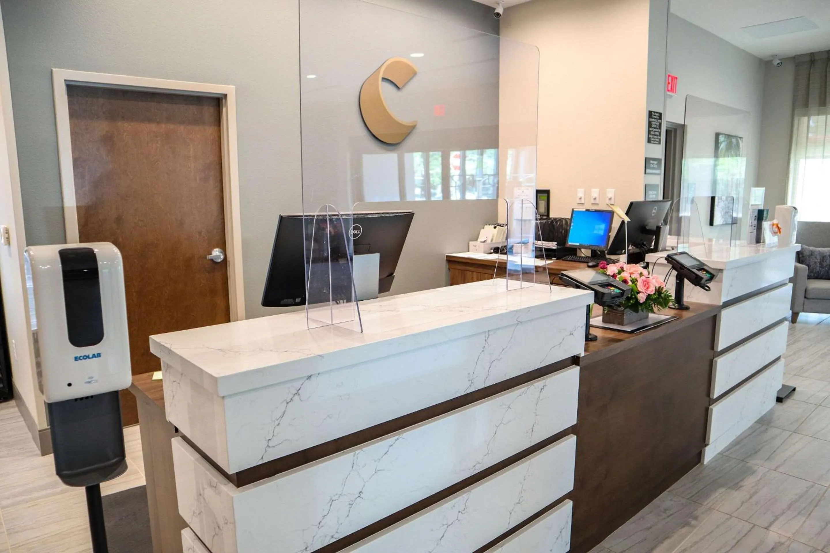 Lobby or reception in Comfort Suites Gainesville Near University