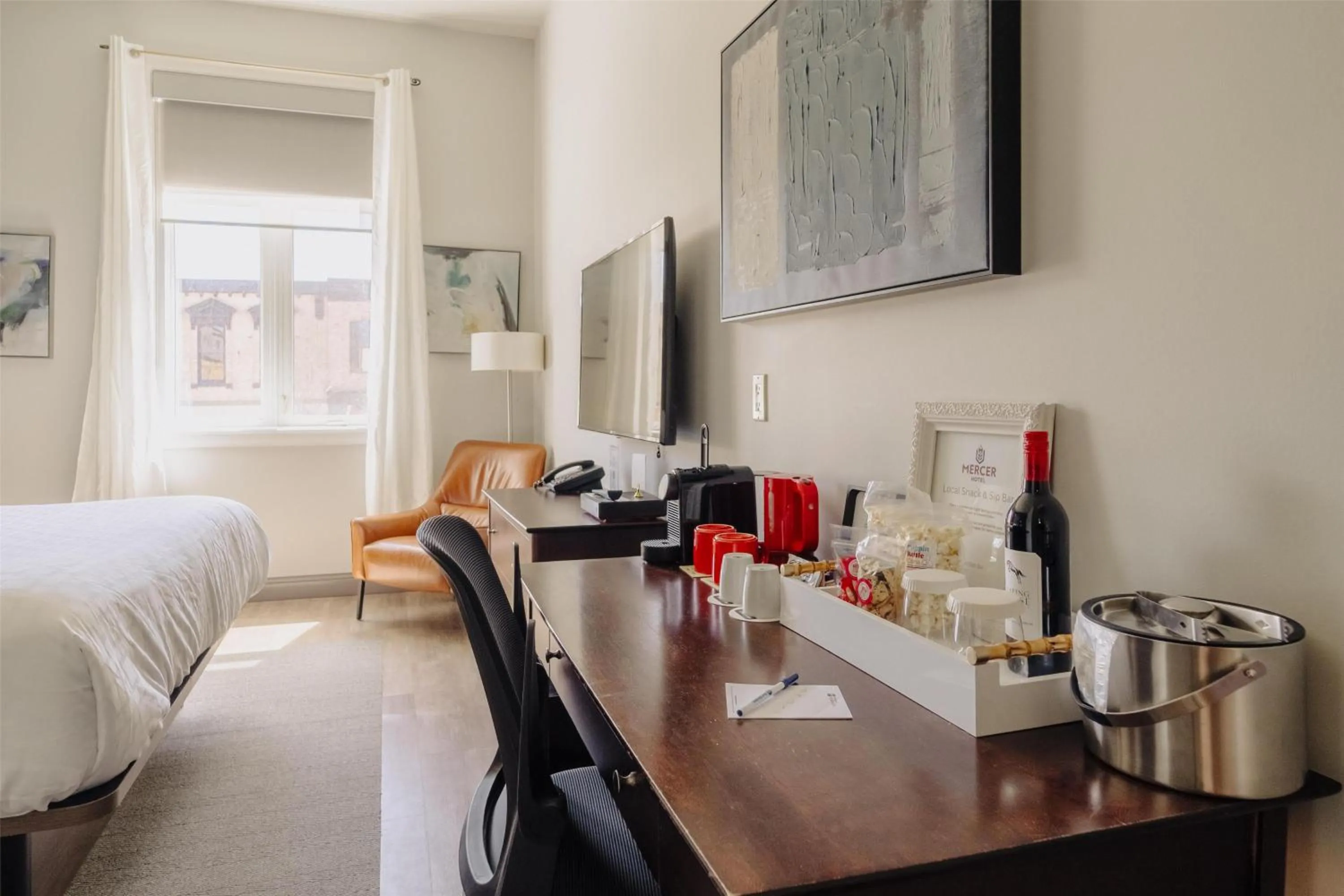 Bedroom in Mercer Hotel Downtown; BW Premier Collection