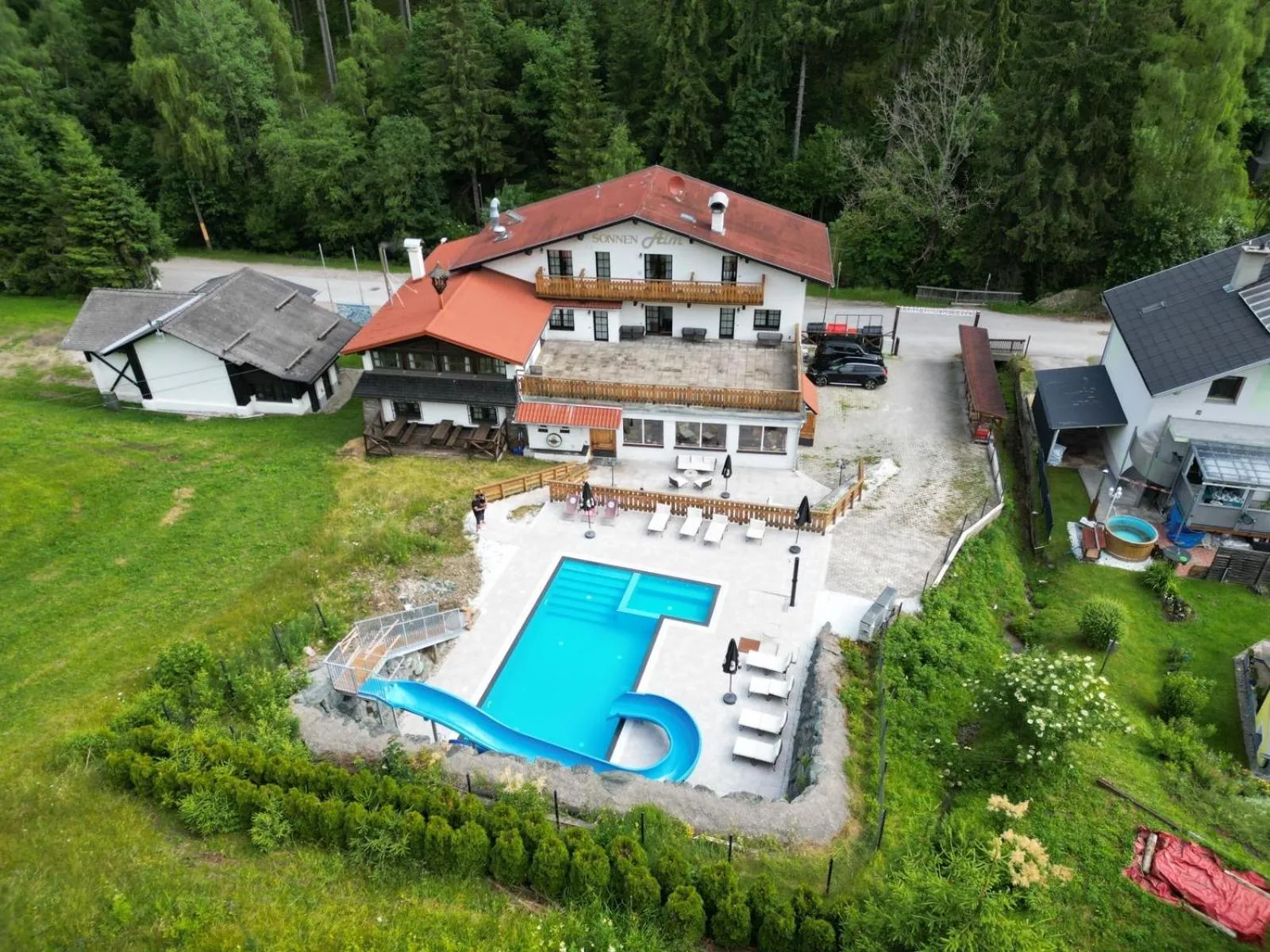 Property building in Hotel Sonnenalm Stuhleck