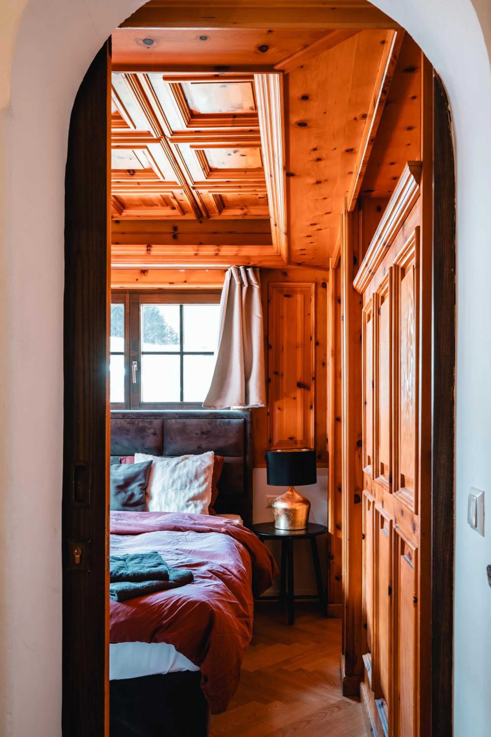 Bed in Hotel Sonnenalm Stuhleck