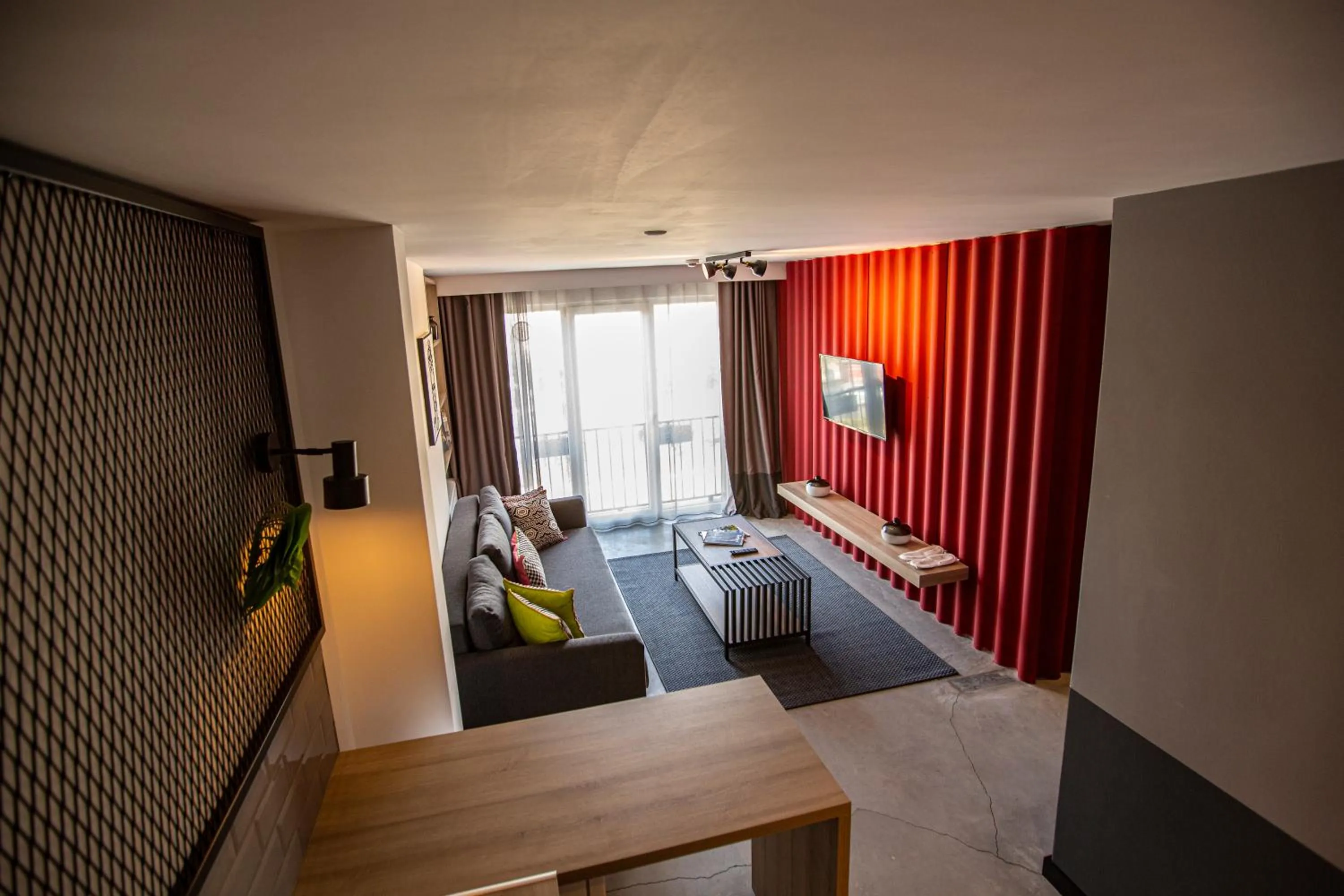 Seating area, Bed in Cityloft 64