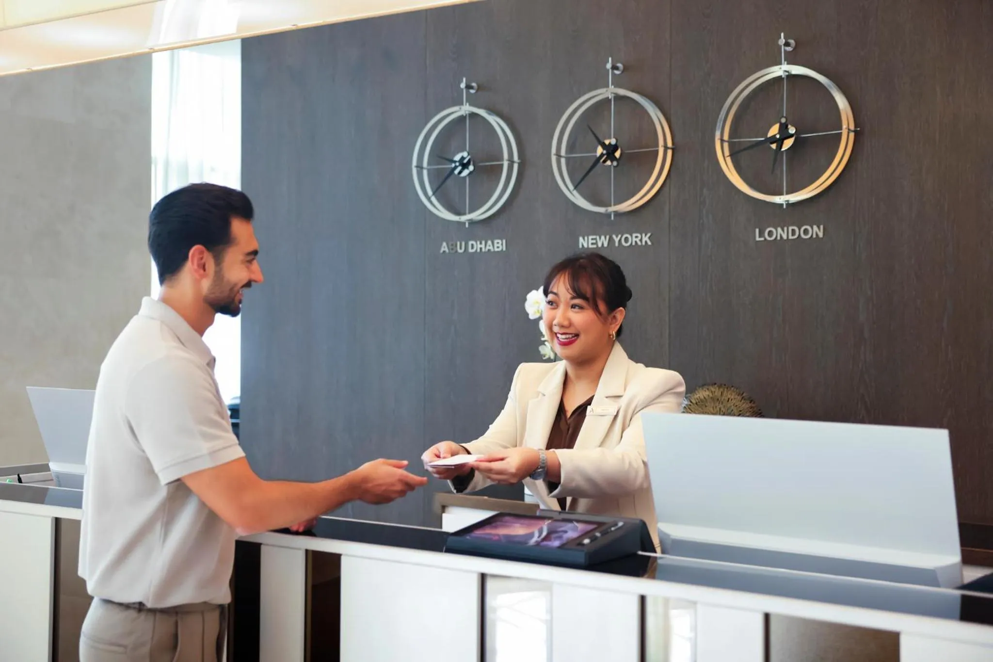 Lobby or reception in Al Maha Arjaan by Rotana