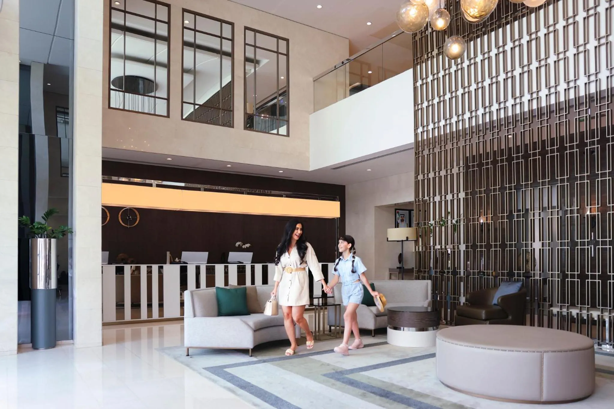 Lobby or reception in Al Maha Arjaan by Rotana
