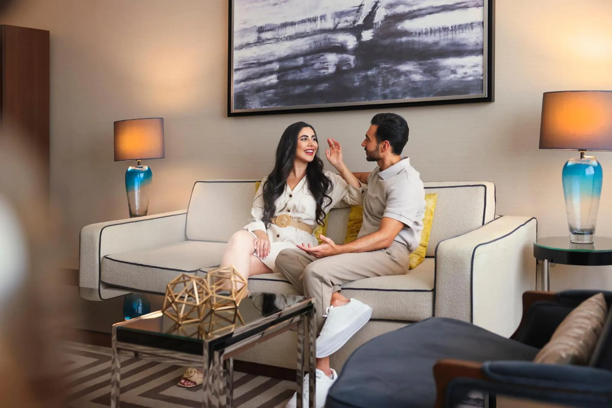 Living room in Al Maha Arjaan by Rotana