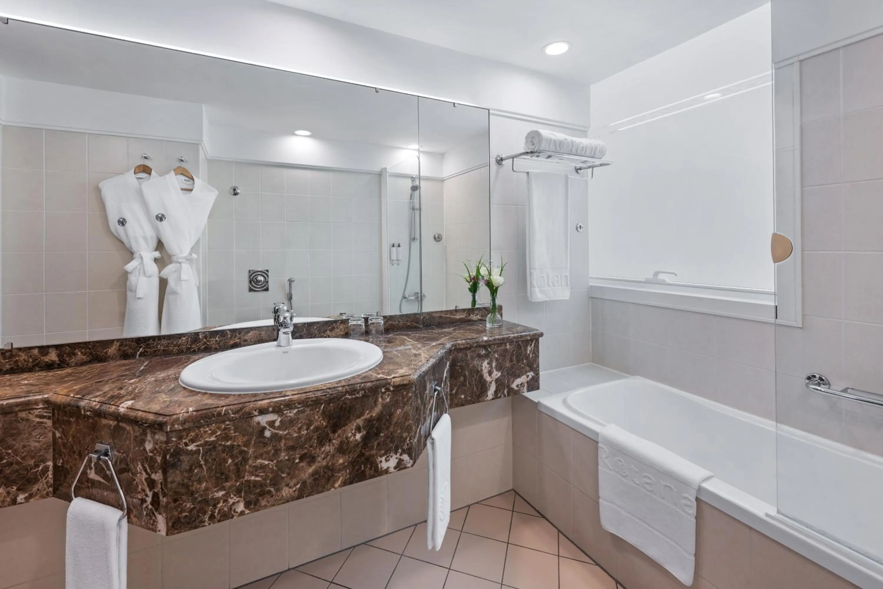 Bathroom in Al Maha Arjaan by Rotana