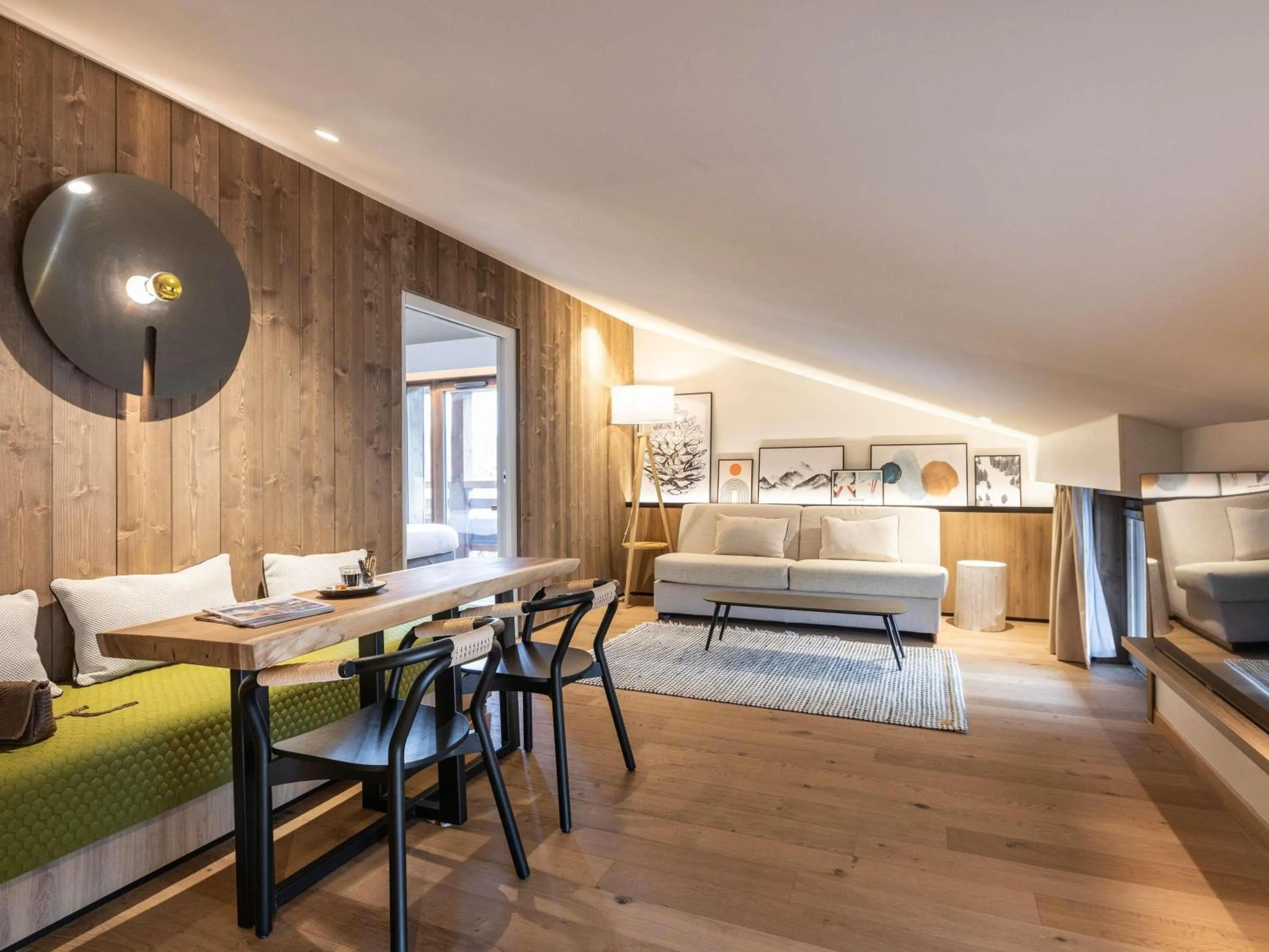 Bedroom in Novotel Megève Mont-Blanc