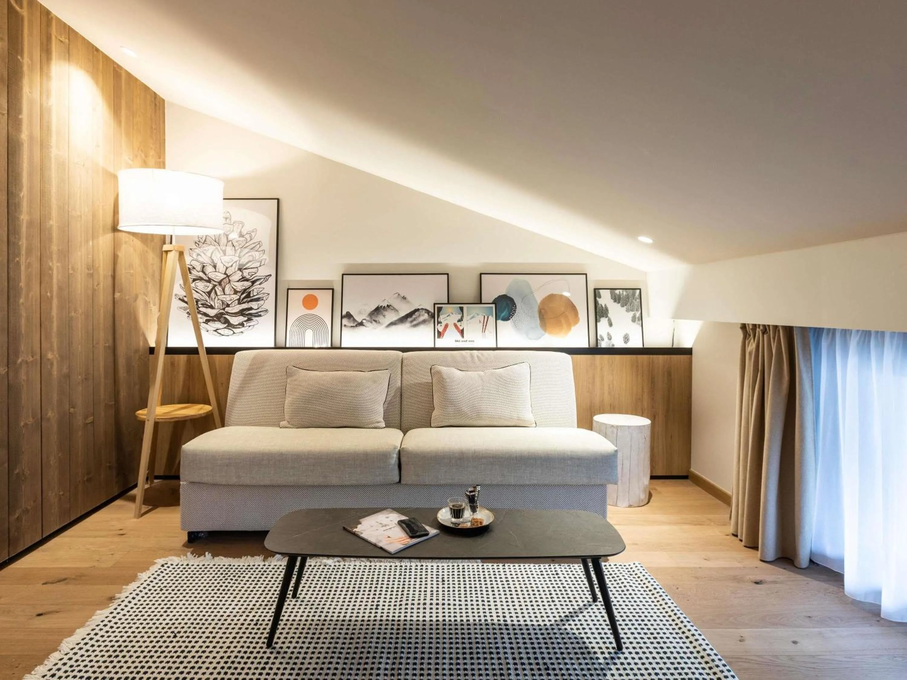 Bedroom in Novotel Megève Mont-Blanc