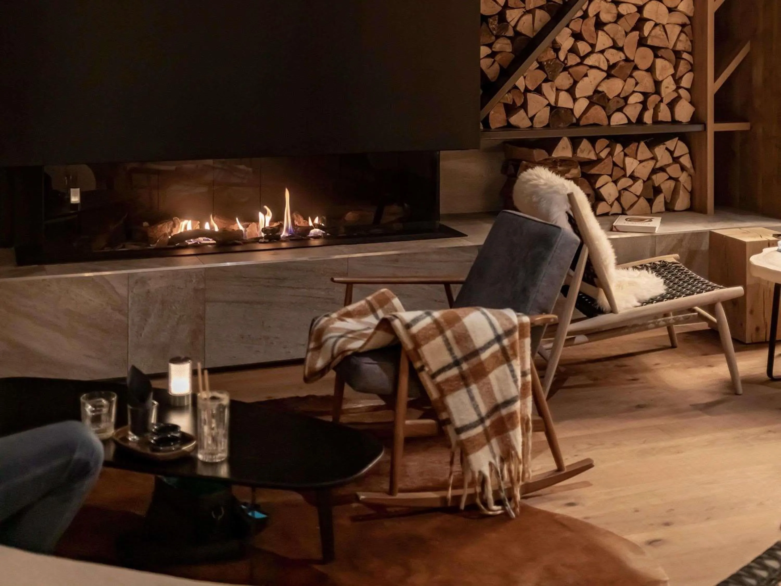 Lounge or bar in Novotel Megève Mont-Blanc