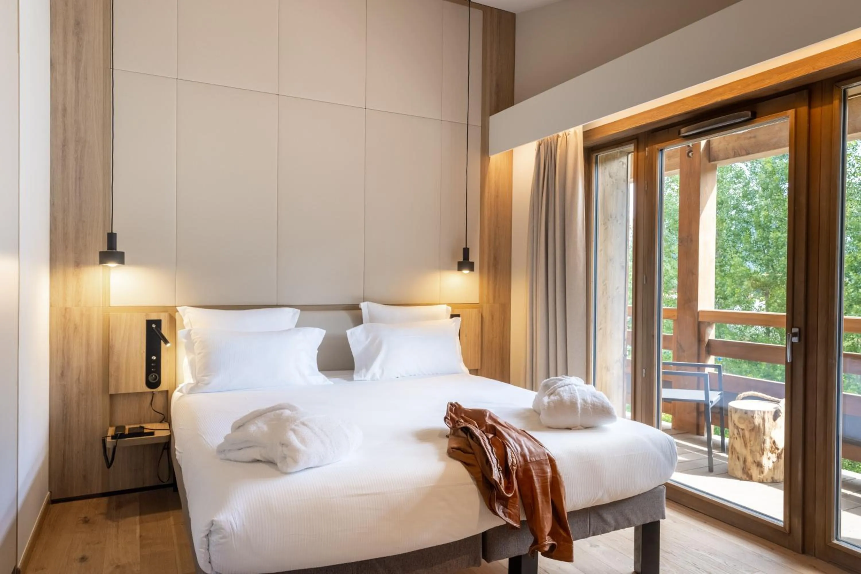 Bedroom, Bed in Novotel Megève Mont-Blanc