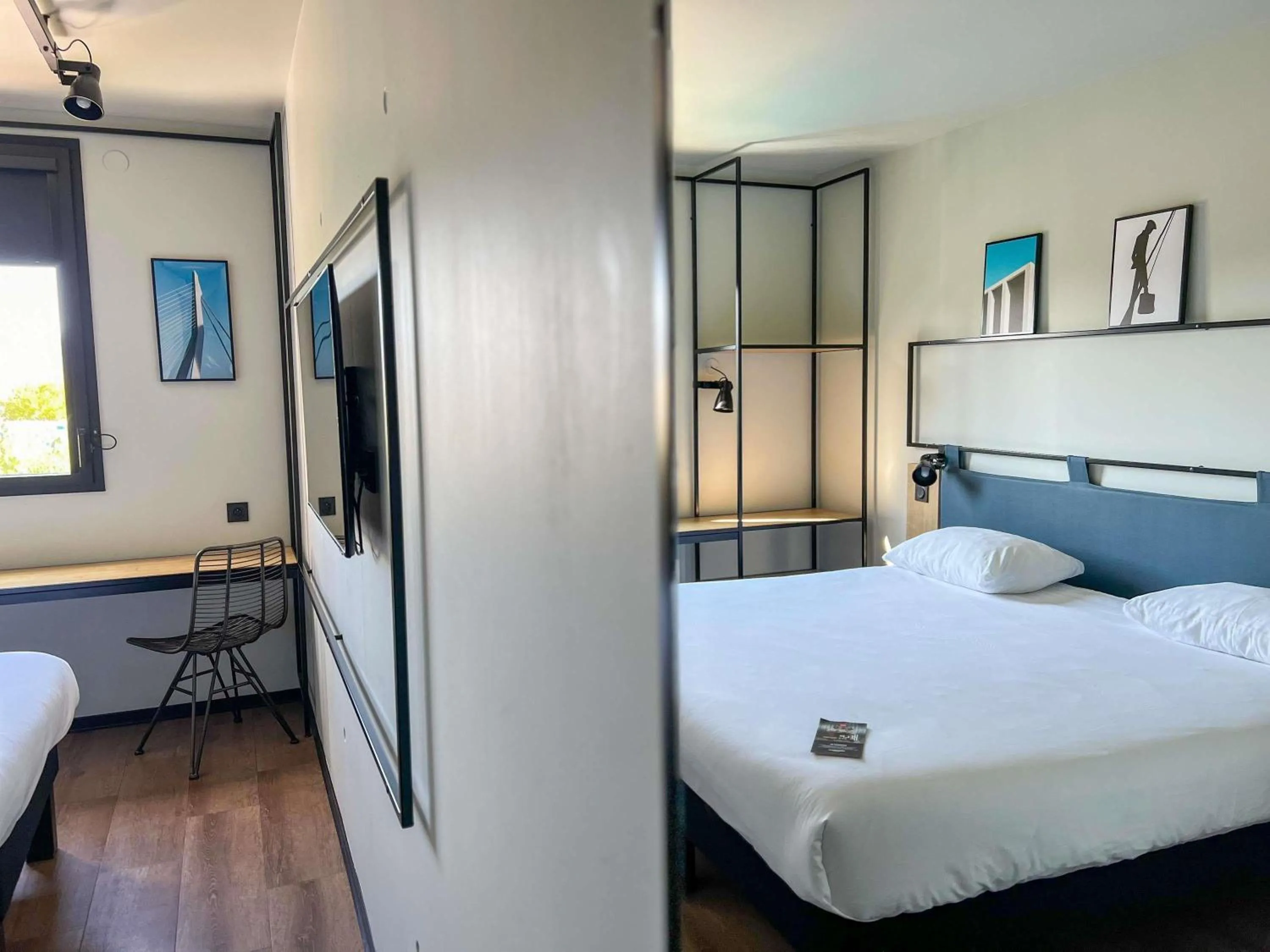 Bedroom, Bed in Ibis Lunel Petite Camargue