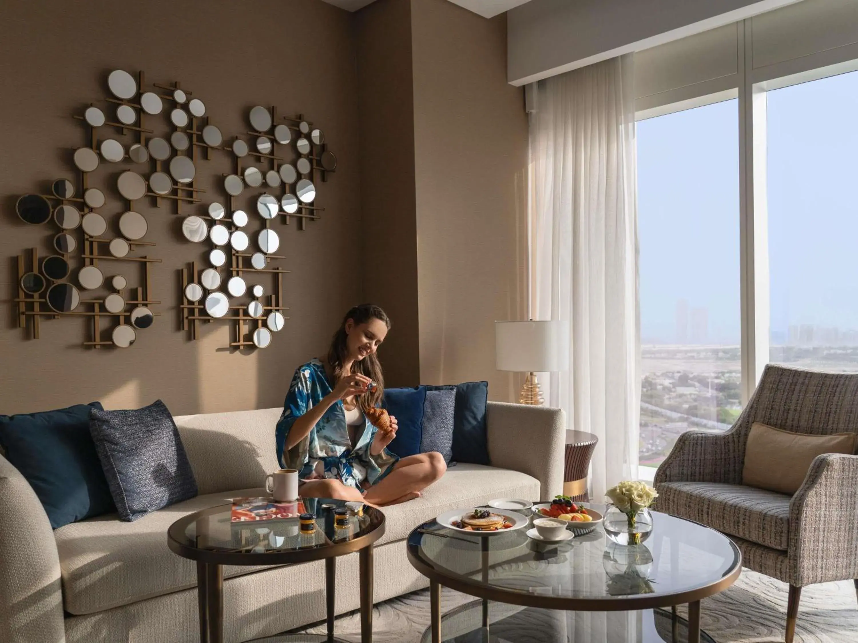 Luxury Club King Room with Club Millésime Access in Sofitel Dubai The Obelisk Luxury Club King Room with Club Millésime Access in Sofitel Dubai The Obelisk