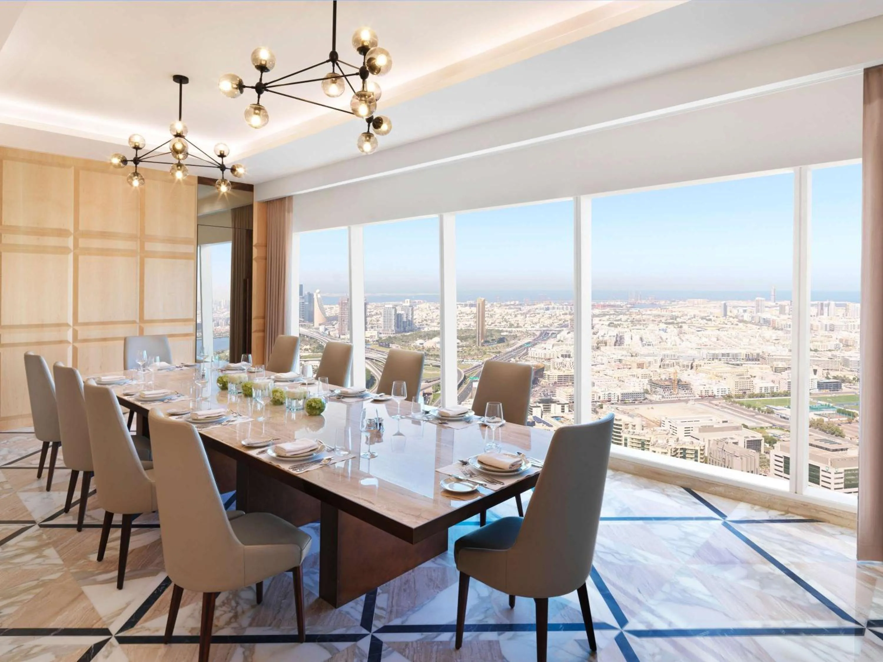 Imperial One Bedroom Suite with Club Millésime Access, Private Gym and Spa Room in Sofitel Dubai The Obelisk