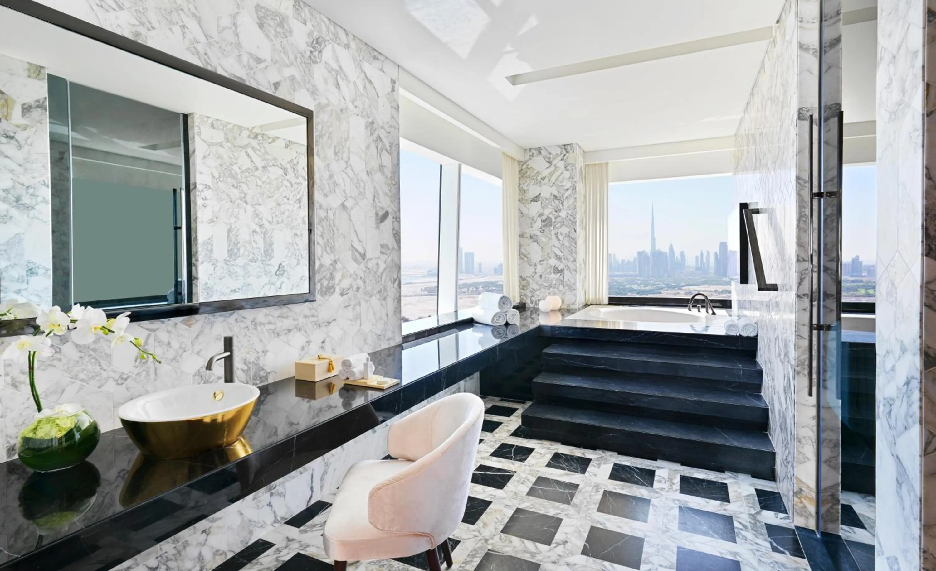 Bathroom in Sofitel Dubai The Obelisk