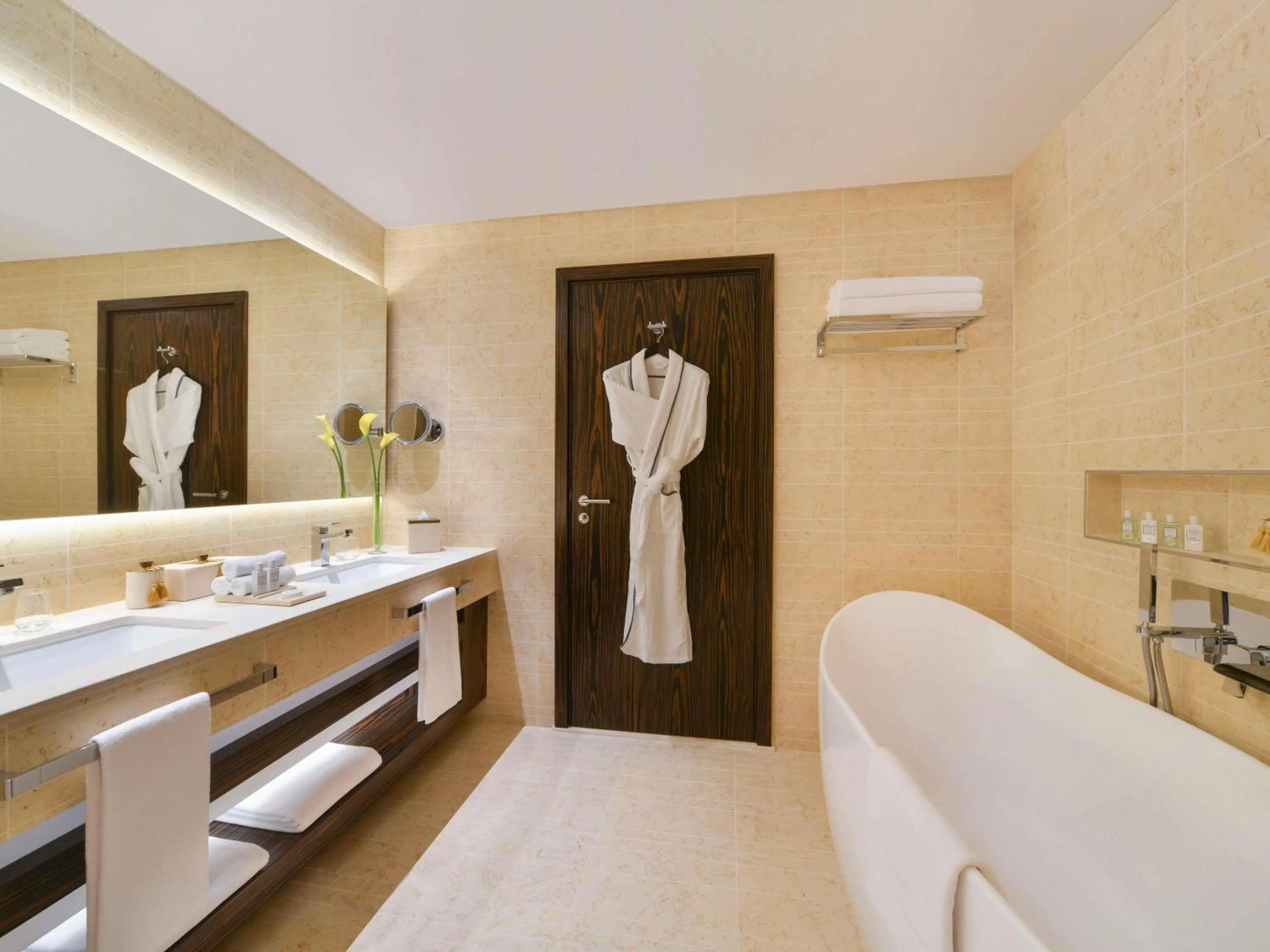 Bedroom in Sofitel Dubai The Obelisk