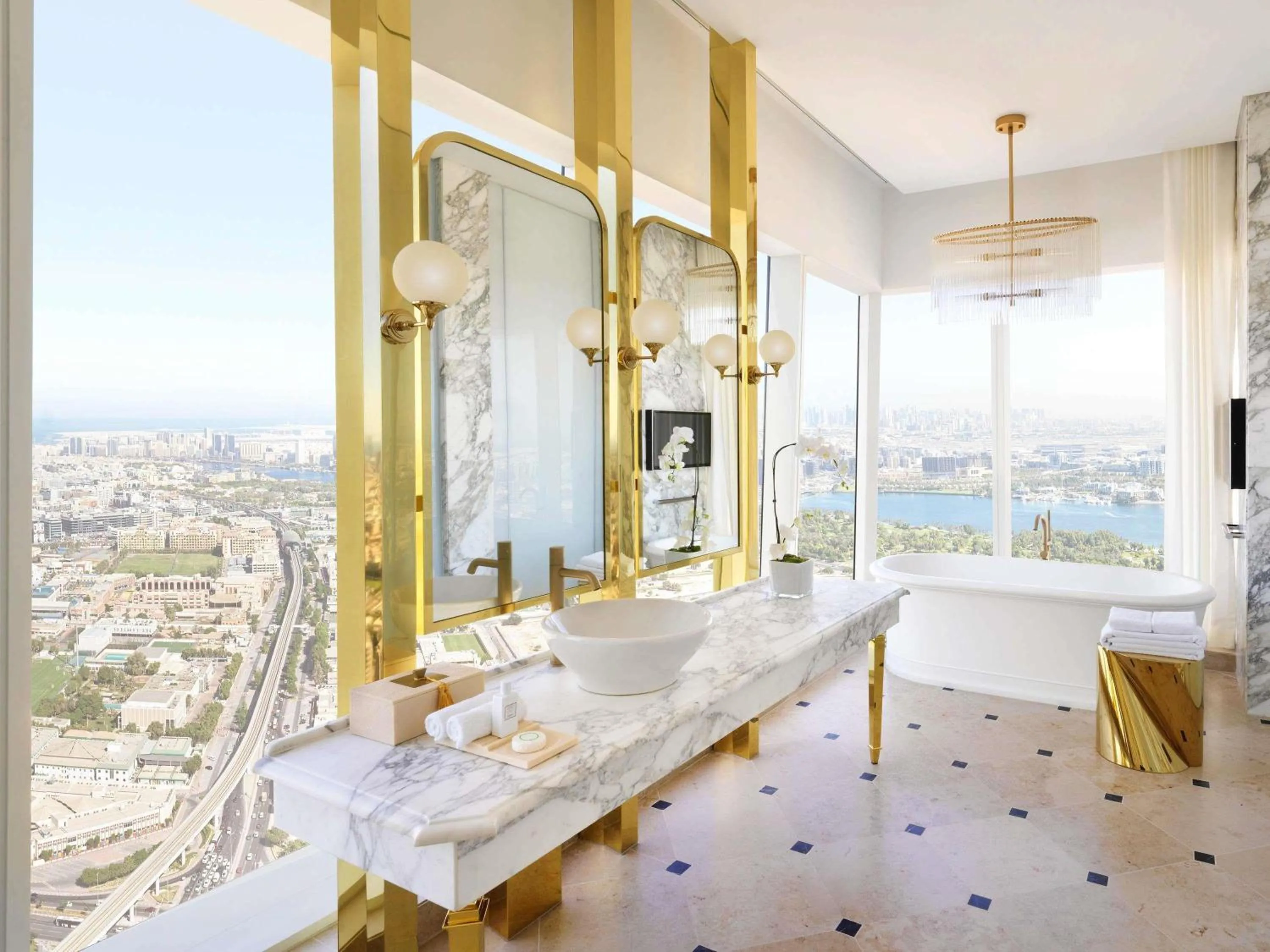 Bedroom in Sofitel Dubai The Obelisk