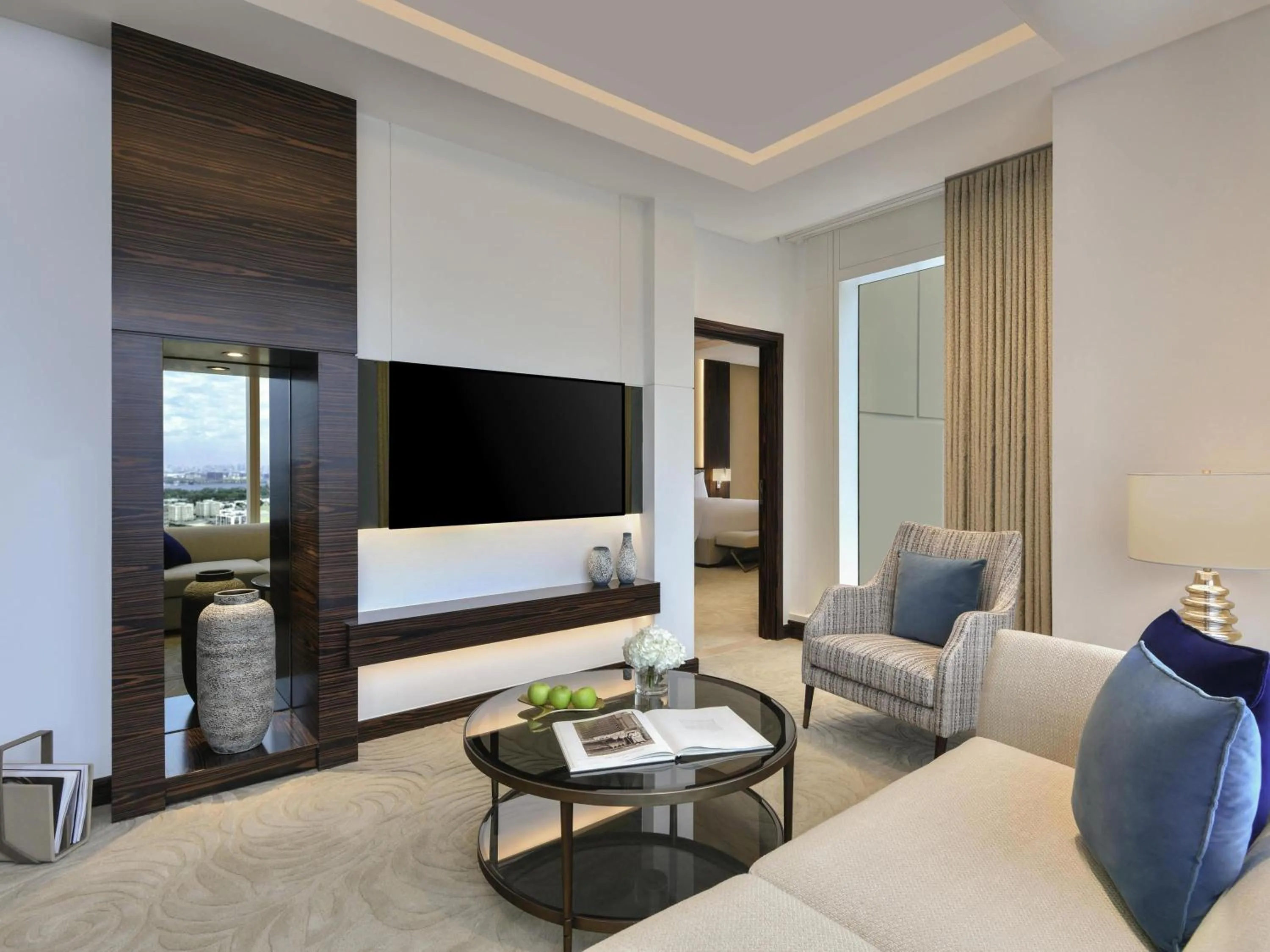 Bedroom in Sofitel Dubai The Obelisk