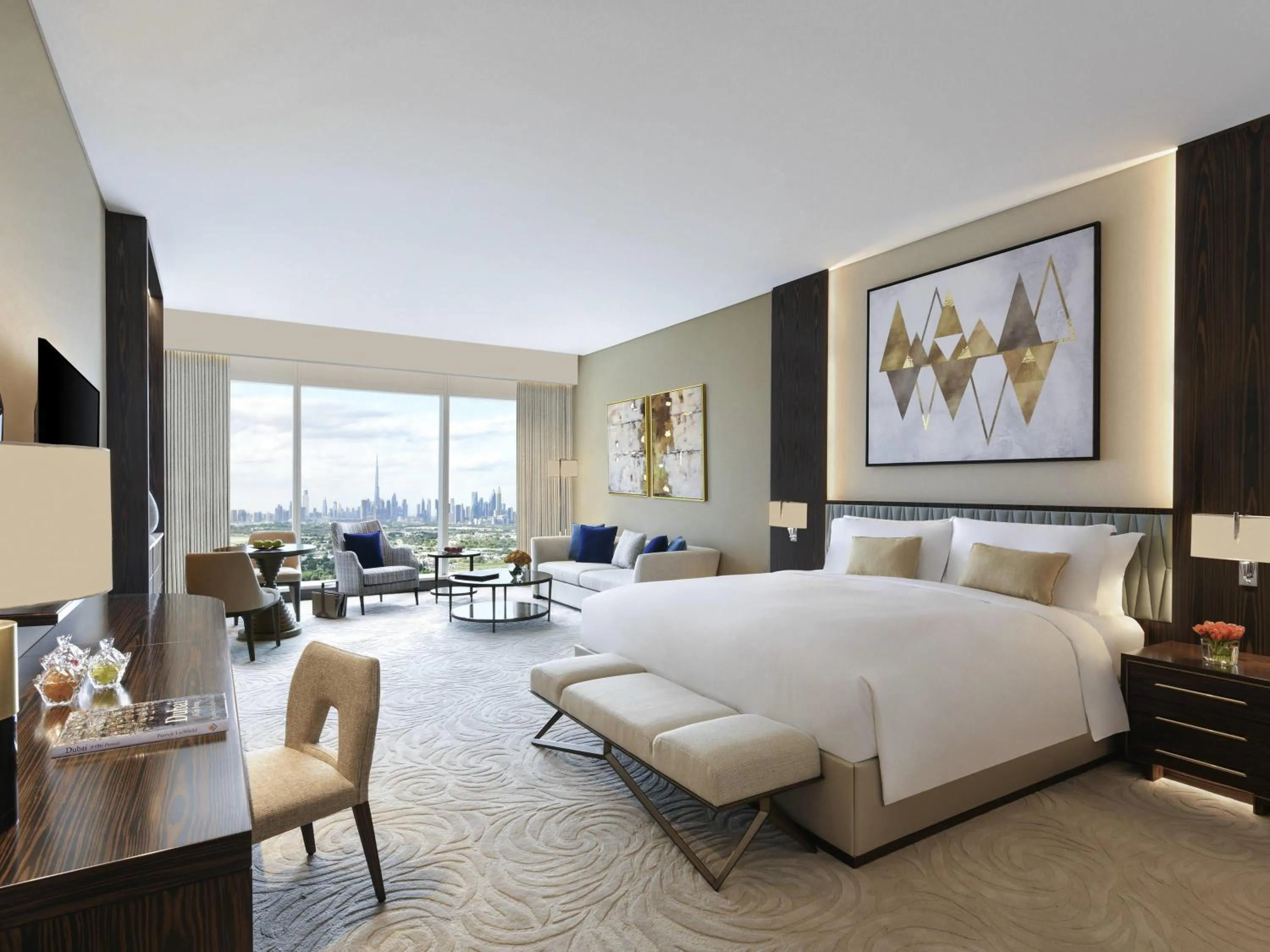 Bedroom, Bed in Sofitel Dubai The Obelisk