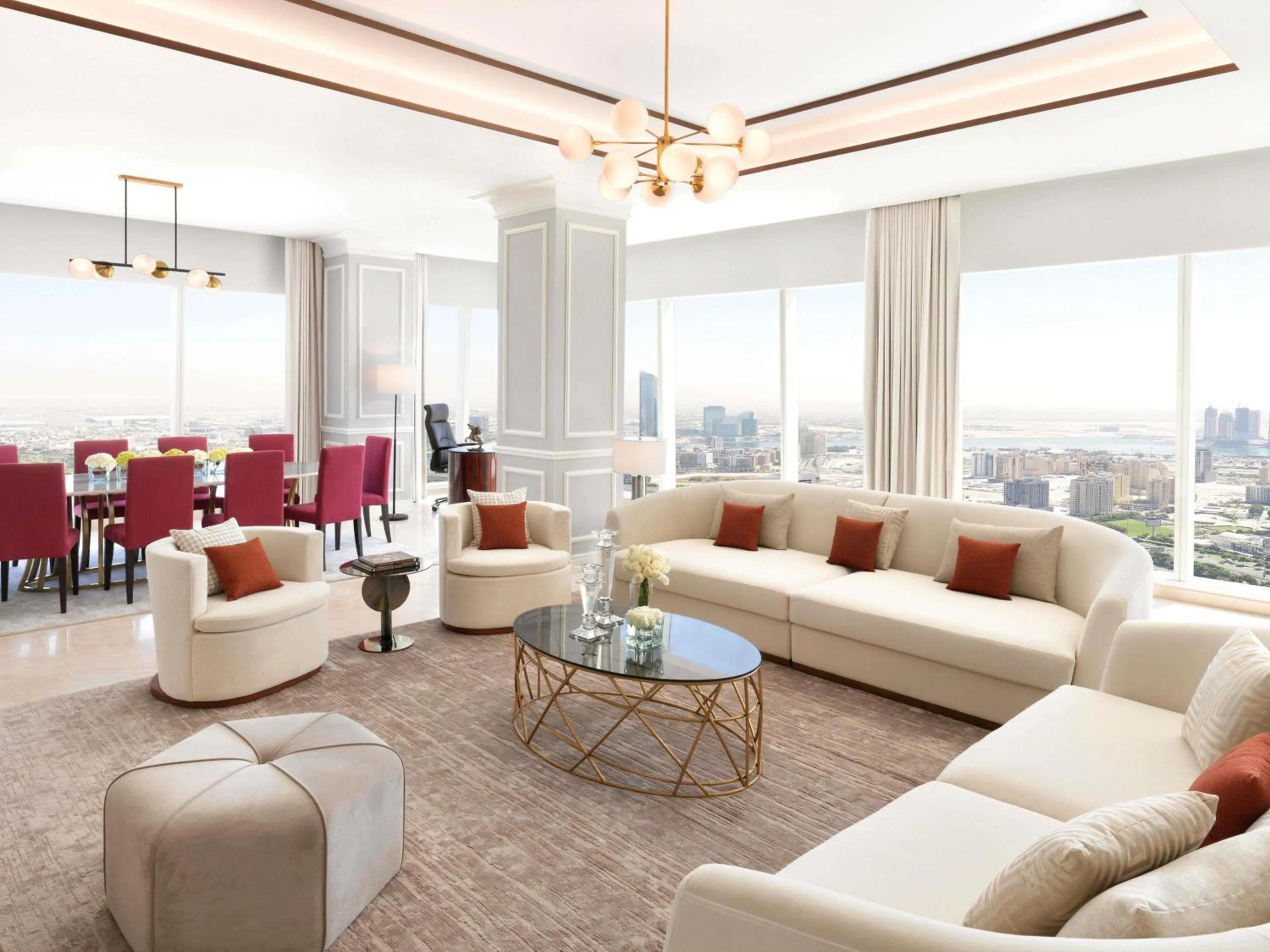 Bedroom in Sofitel Dubai The Obelisk