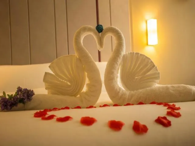 Bed in Lavande Hotel Leshan High-speed Railway Station Wanda Plaza