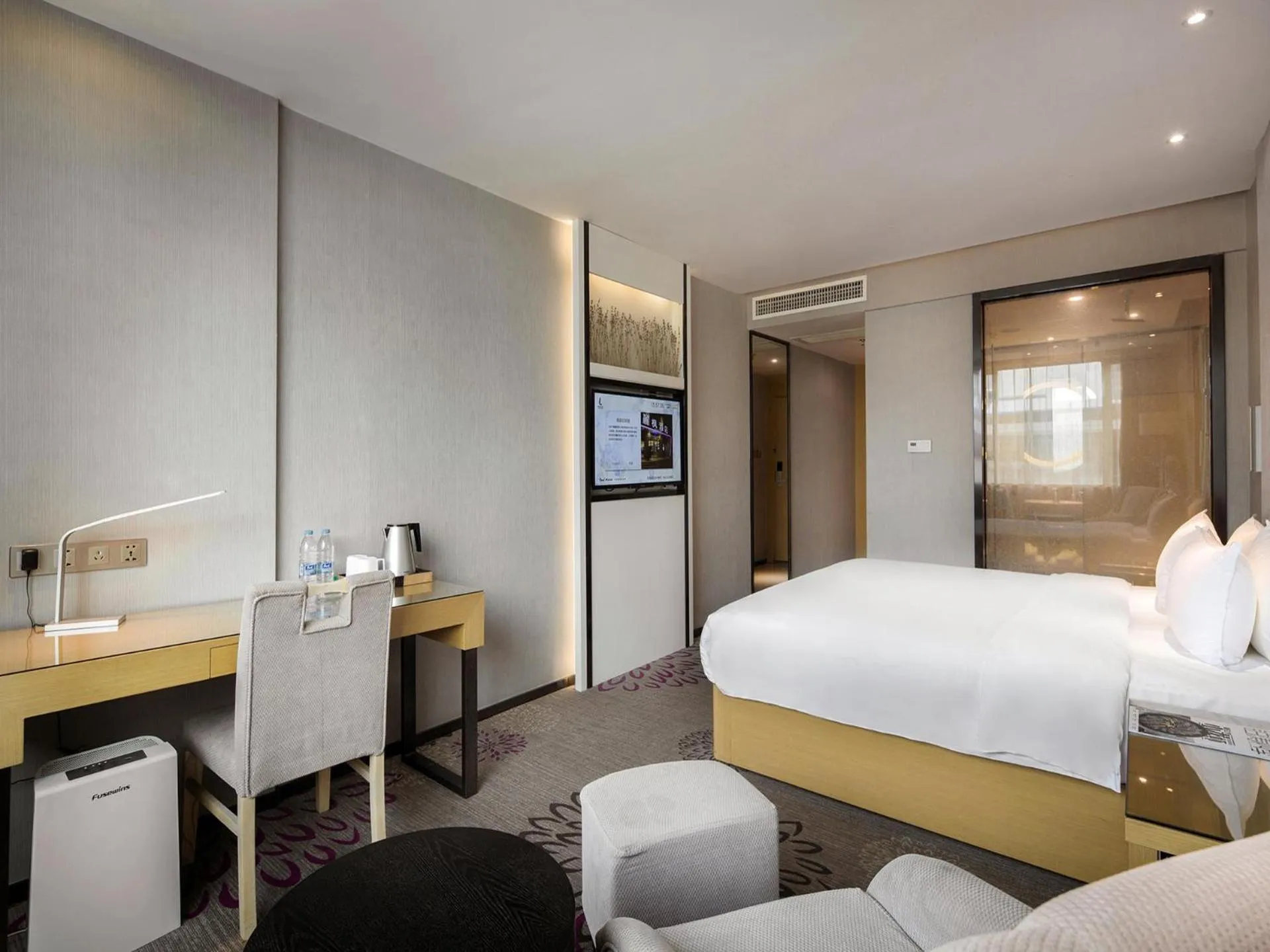 Bed in Lavande Hotel Hengyang Changsheng West Road Nanhua University