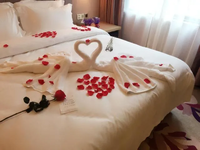 Bed in Lavande Hotel Hengyang Changsheng West Road Nanhua University