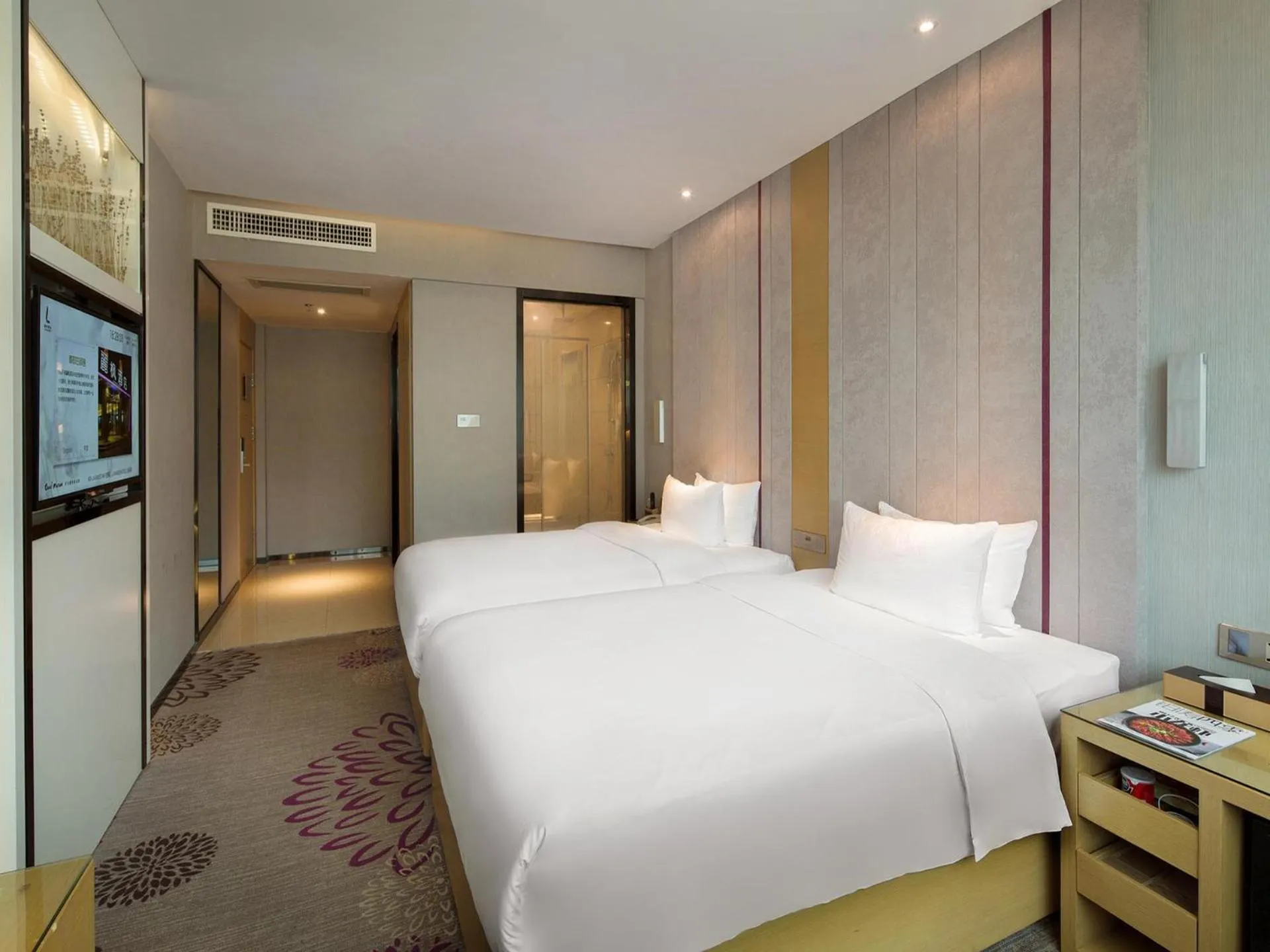 Bed in Lavande Hotel Hengyang Changsheng West Road Nanhua University