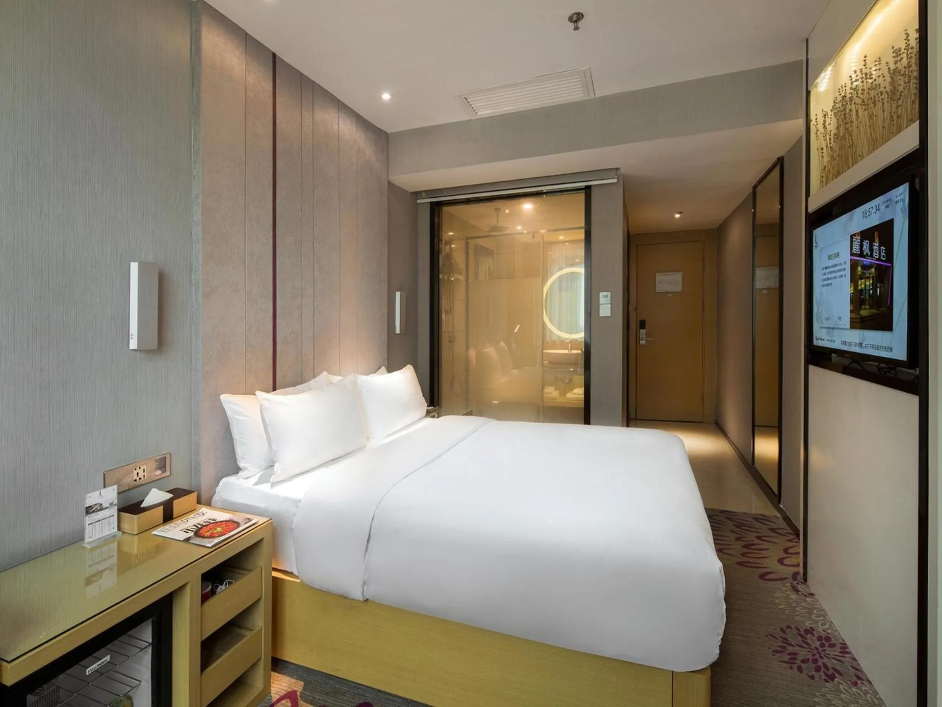 Bed in Lavande Hotel Hengyang Changsheng West Road Nanhua University