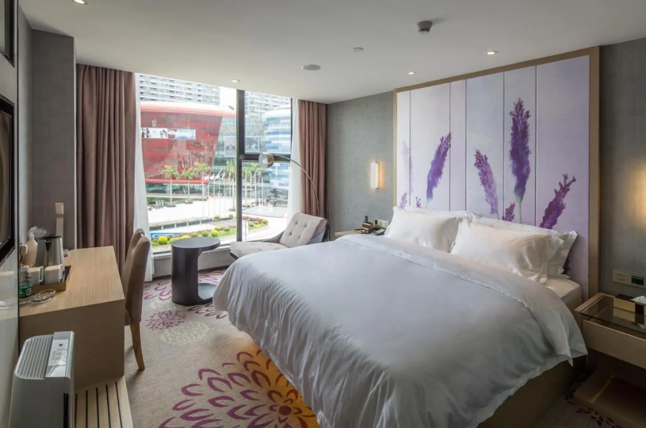 Bed in Lavande Hotel Shenzhen Baoan Haiya Binfencheng