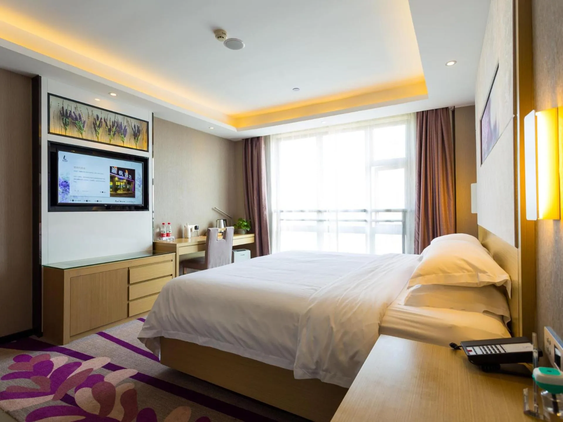 Bed in Lavande Hotel Xinyang Municipal Government Branch