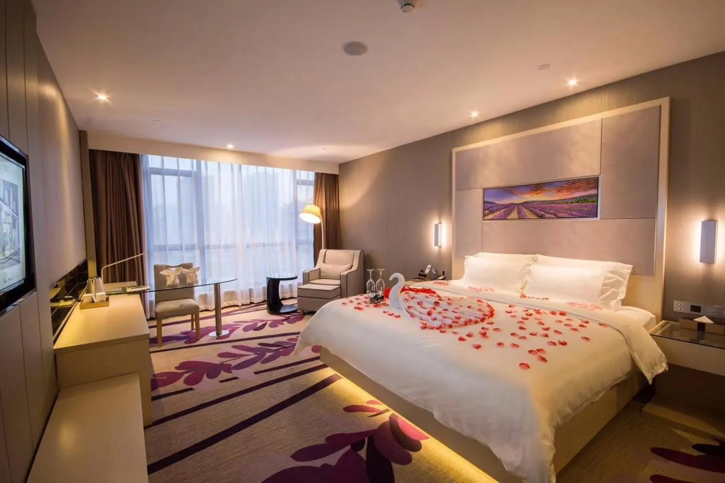 Bed in Lavande Hotel Changde Railway Station Branch