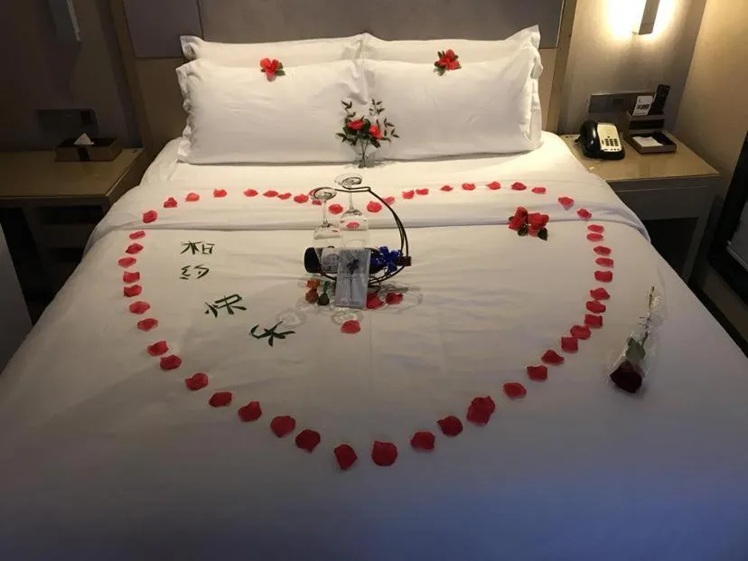 Bed in Lavande Hotel Changde Railway Station Branch