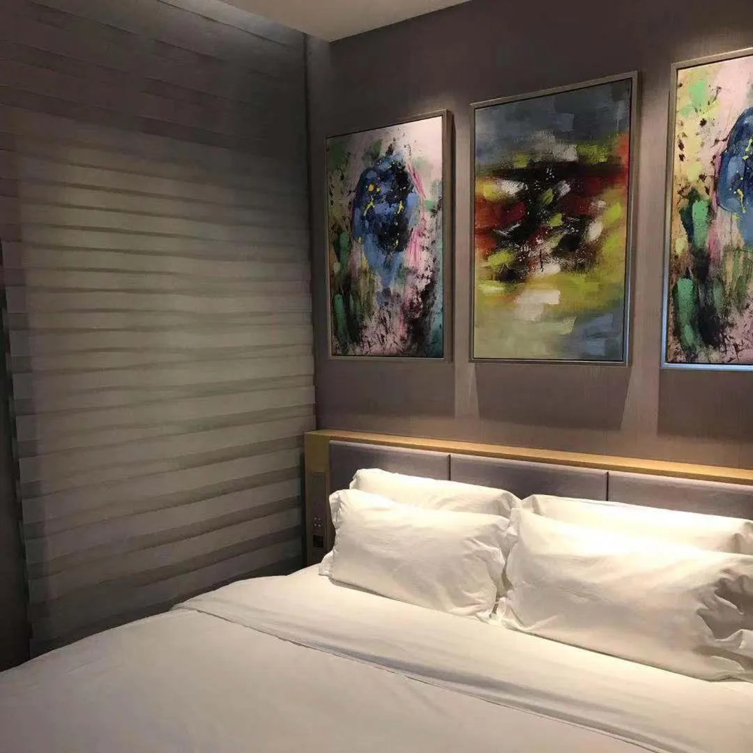 Bed in Lavande Hotel Jilin Songjiang Road Jiangwan Bridge Branch