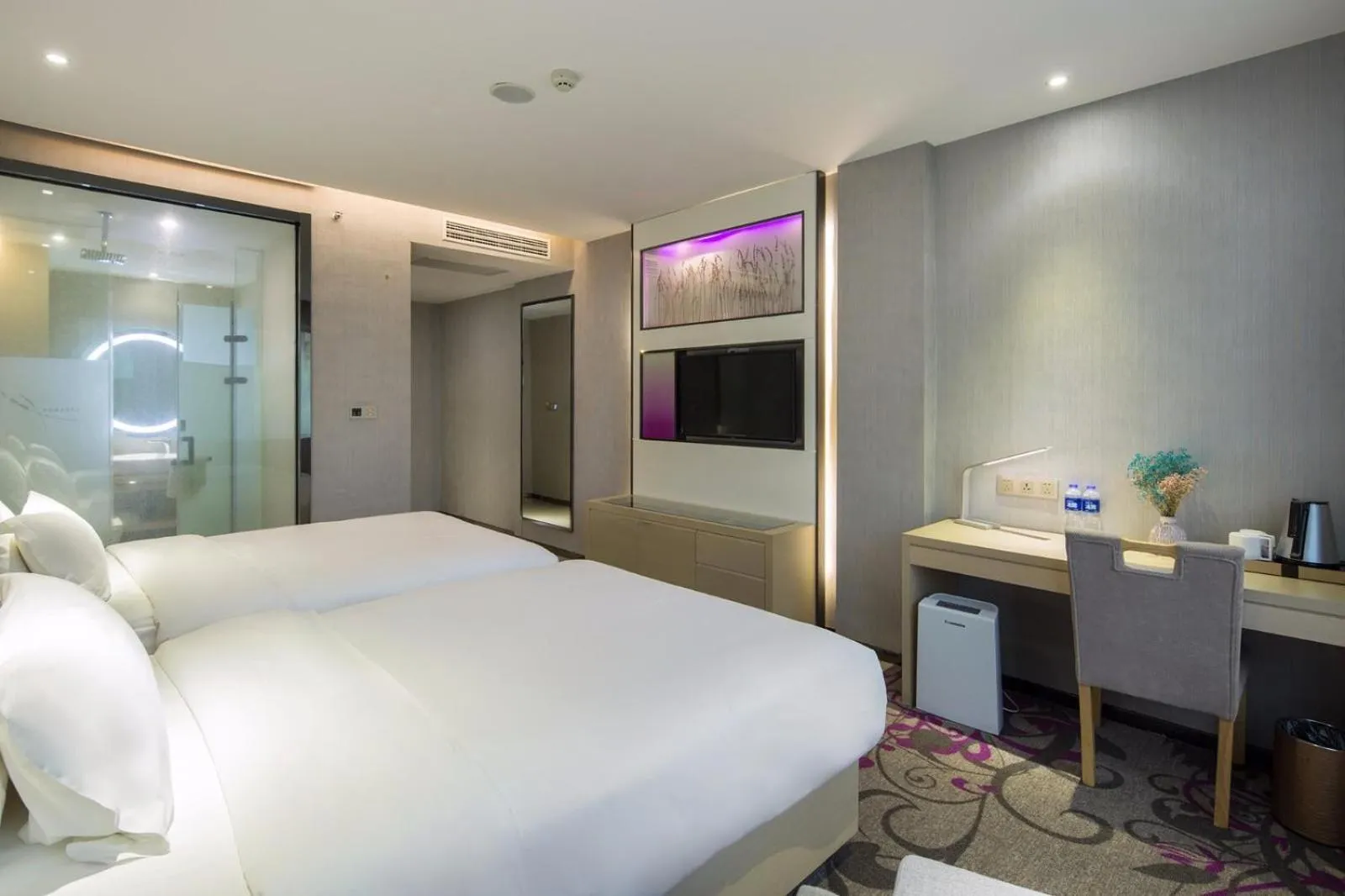 Bed in Lavande Hotel Changsha Pedestrian Street Nanmenkou Metro Station Branch