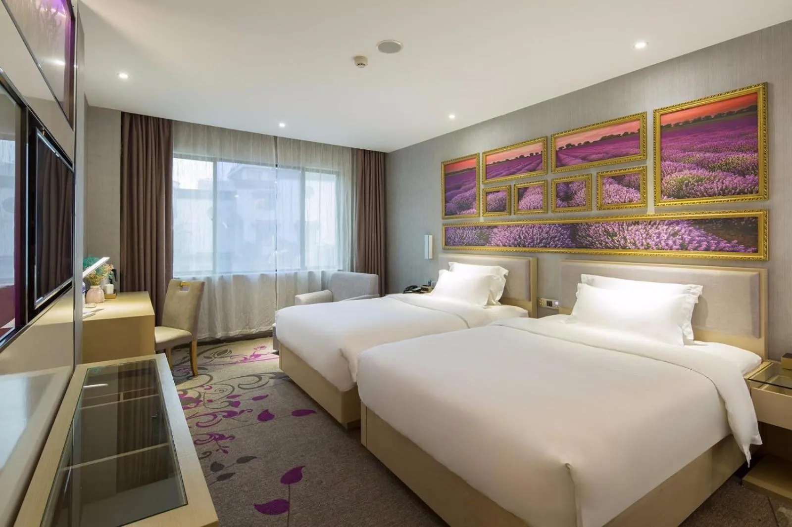 Bed in Lavande Hotel Changsha Pedestrian Street Nanmenkou Metro Station Branch