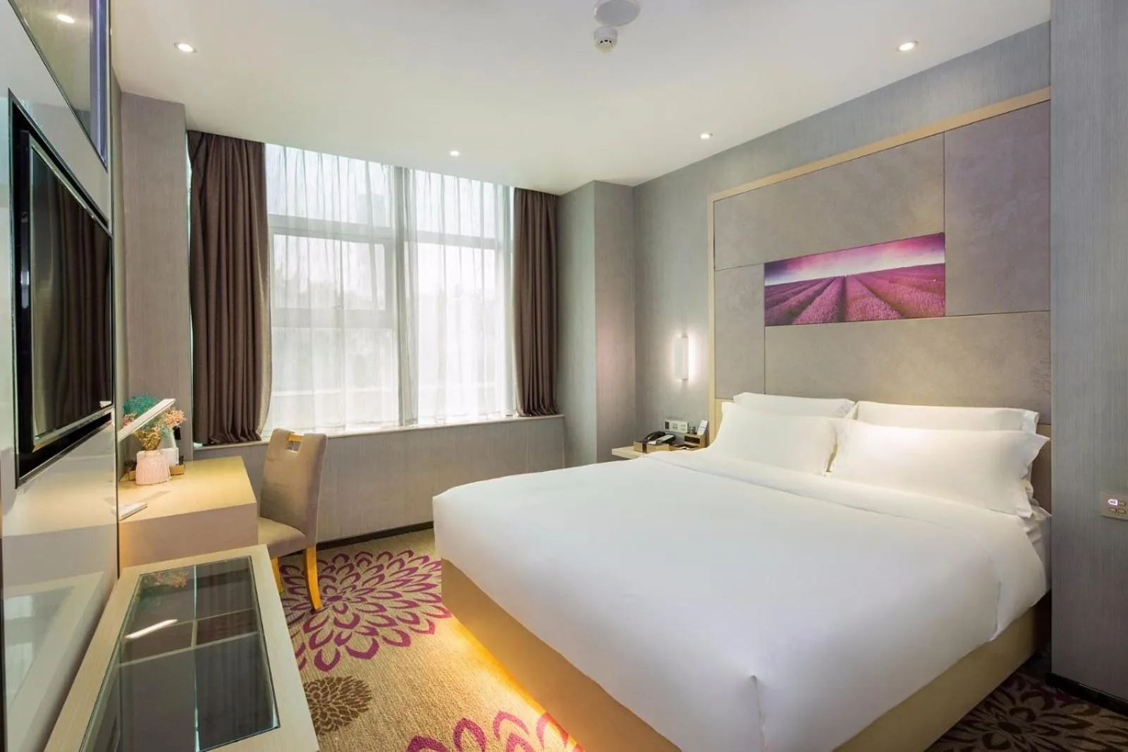 Bed in Lavande Hotel Changsha Pedestrian Street Nanmenkou Metro Station Branch